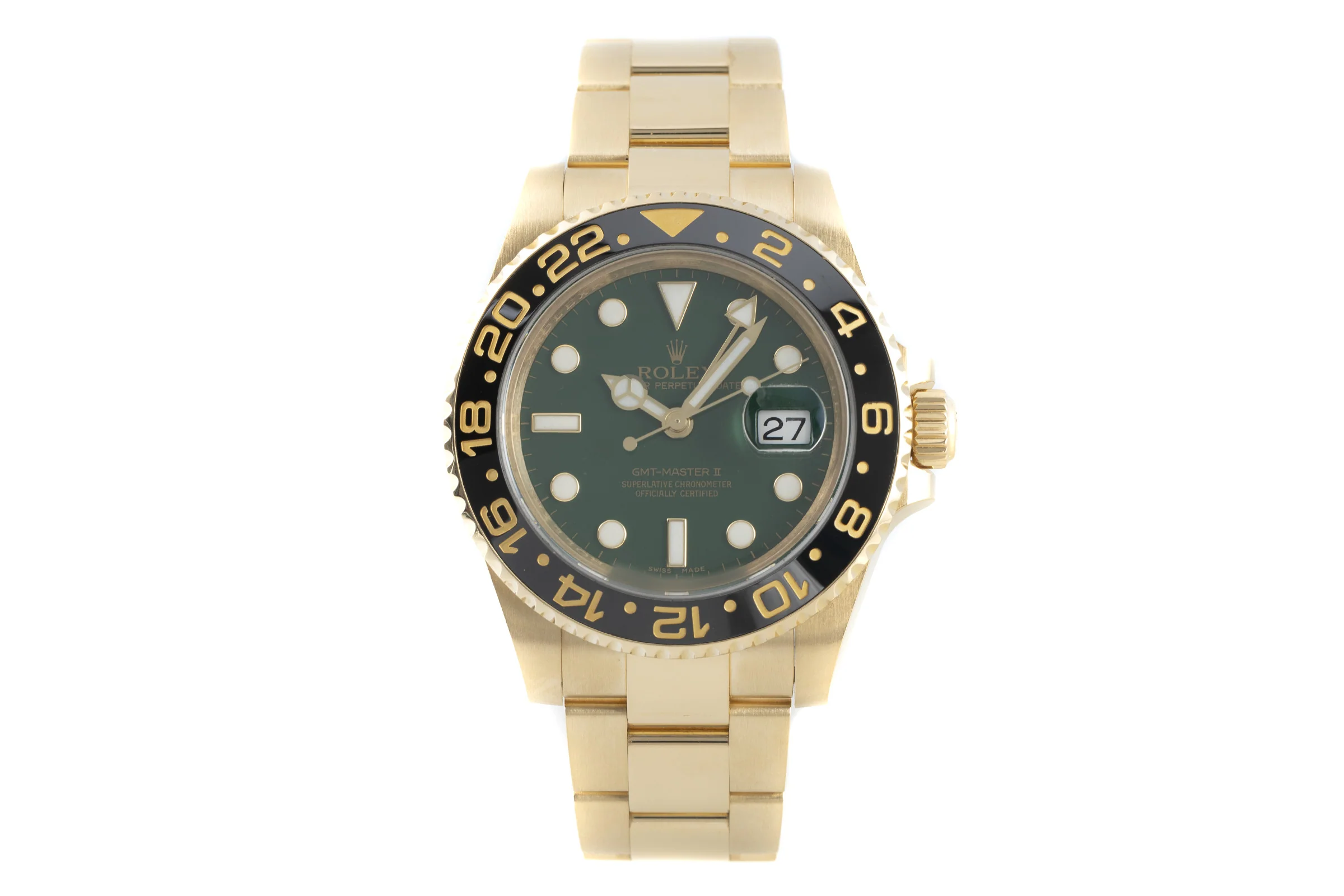 Rolex GMT-Master II 18 ct gold automatic men's watch 116718  [2203014] - Image 4