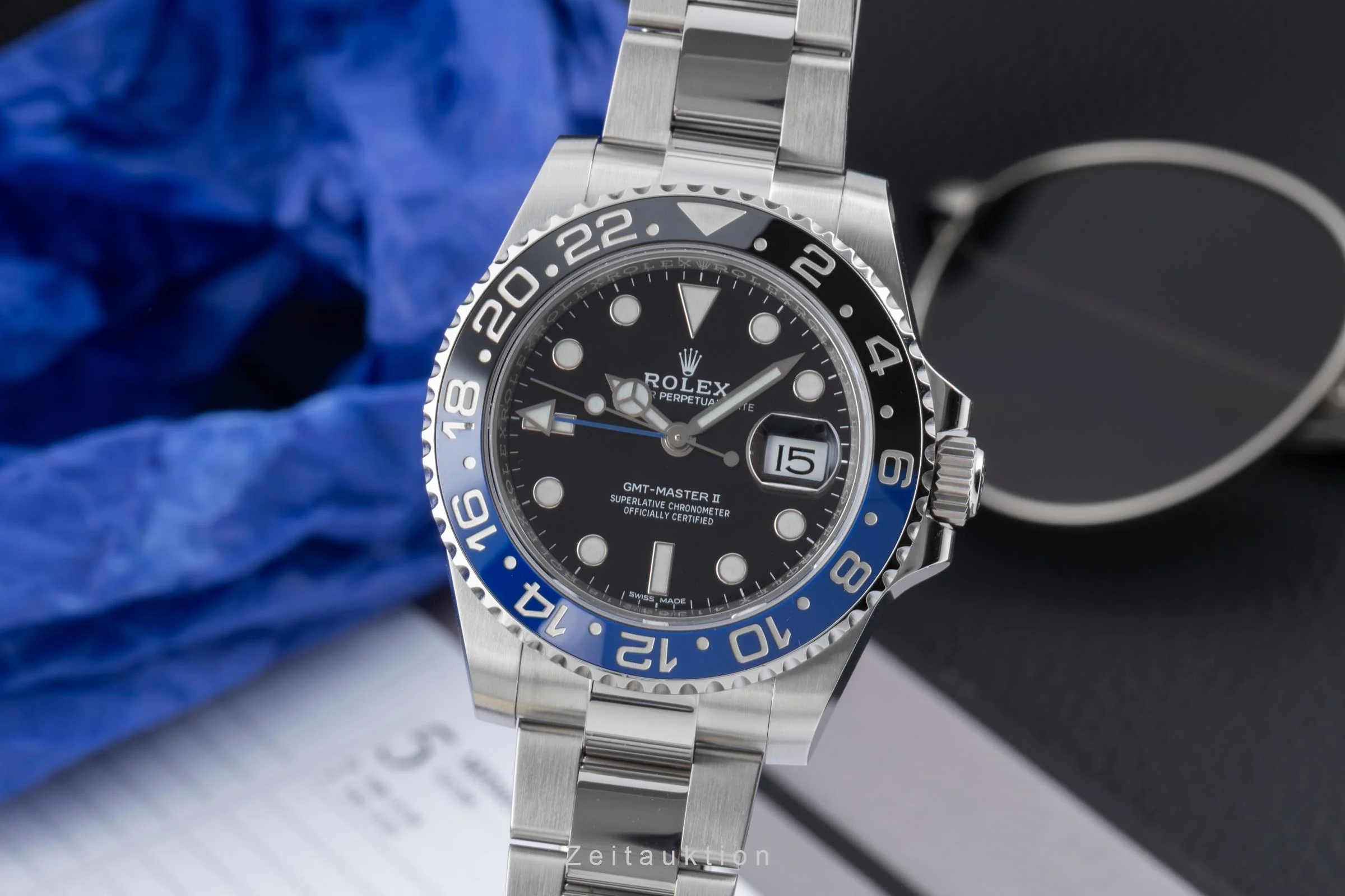 Rolex GMT-Master II steel automatic men's watch 116710BLNR  [2507145] - Image 2