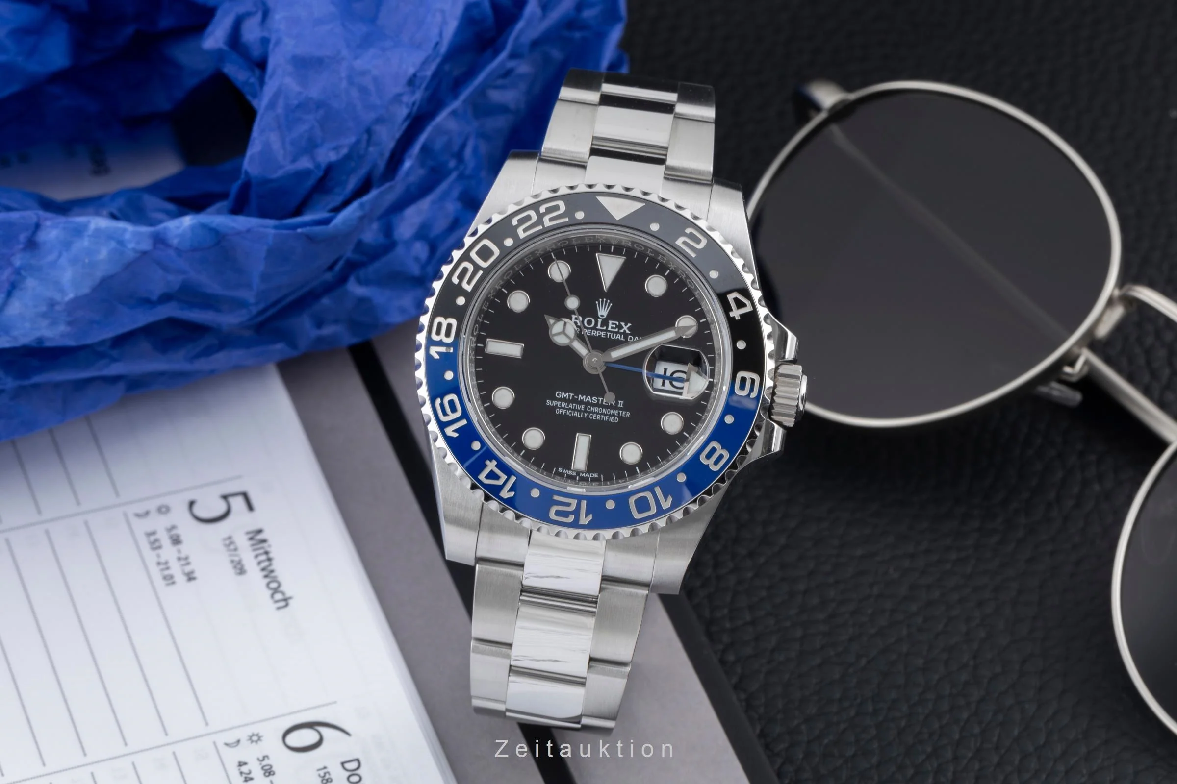 Rolex GMT-Master II steel automatic men's watch 116710BLNR  [2507145] - Image 4