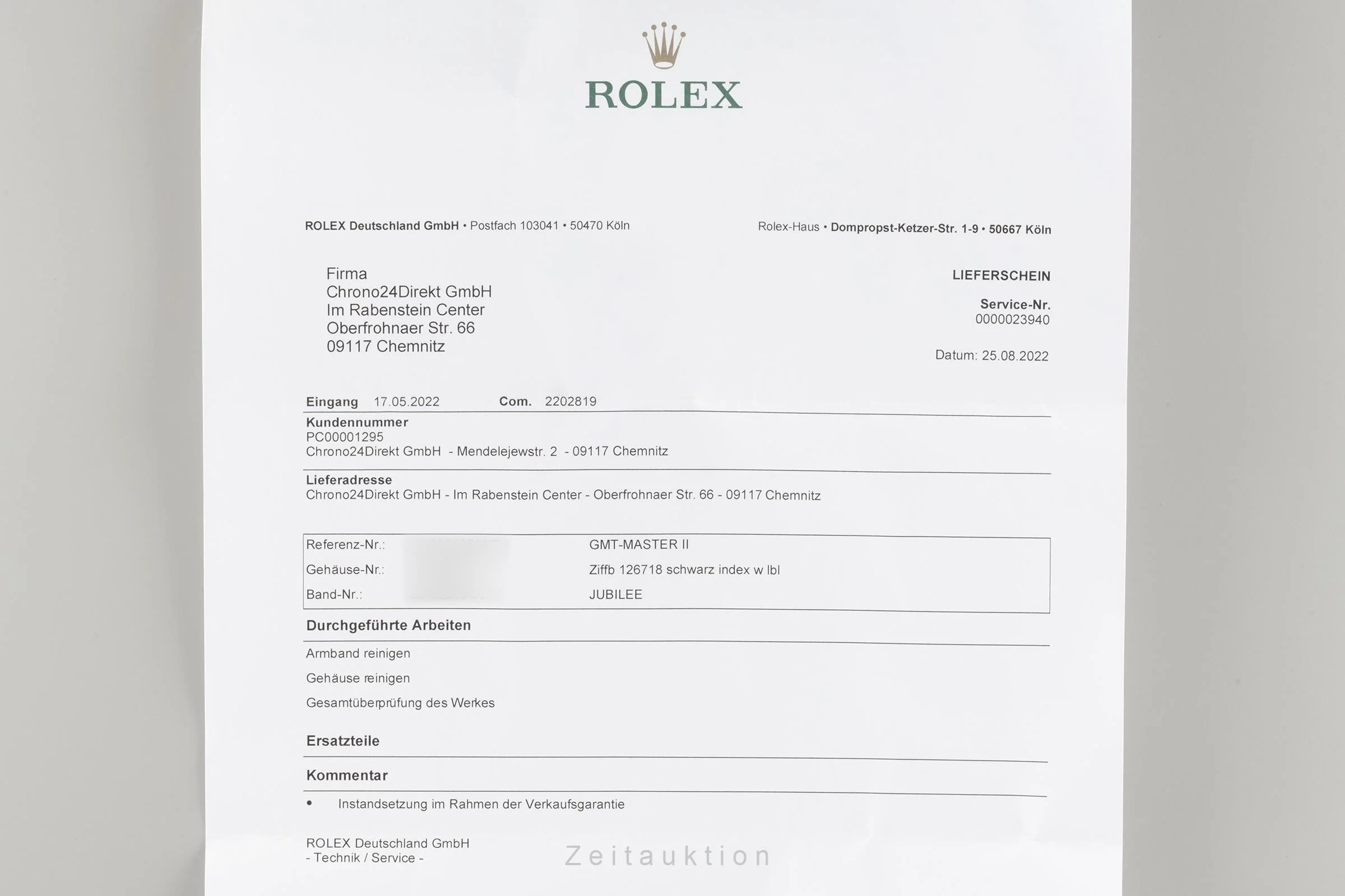 Rolex GMT-Master II steel automatic men's watch 126710BLNR  [2202819] - Image 9