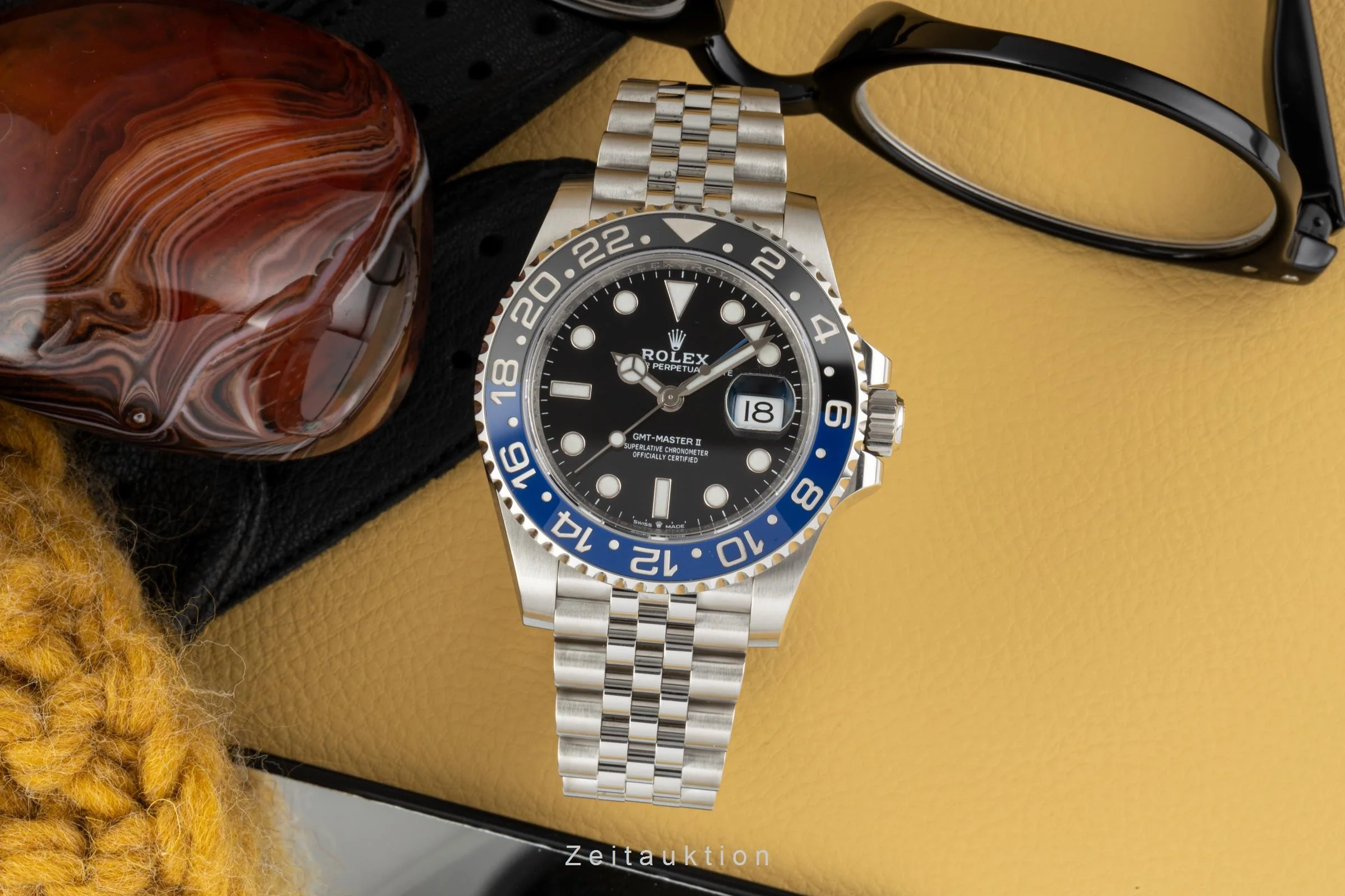 Rolex GMT-Master II steel automatic men's watch 126710BLNR  [2303153] - Image 3