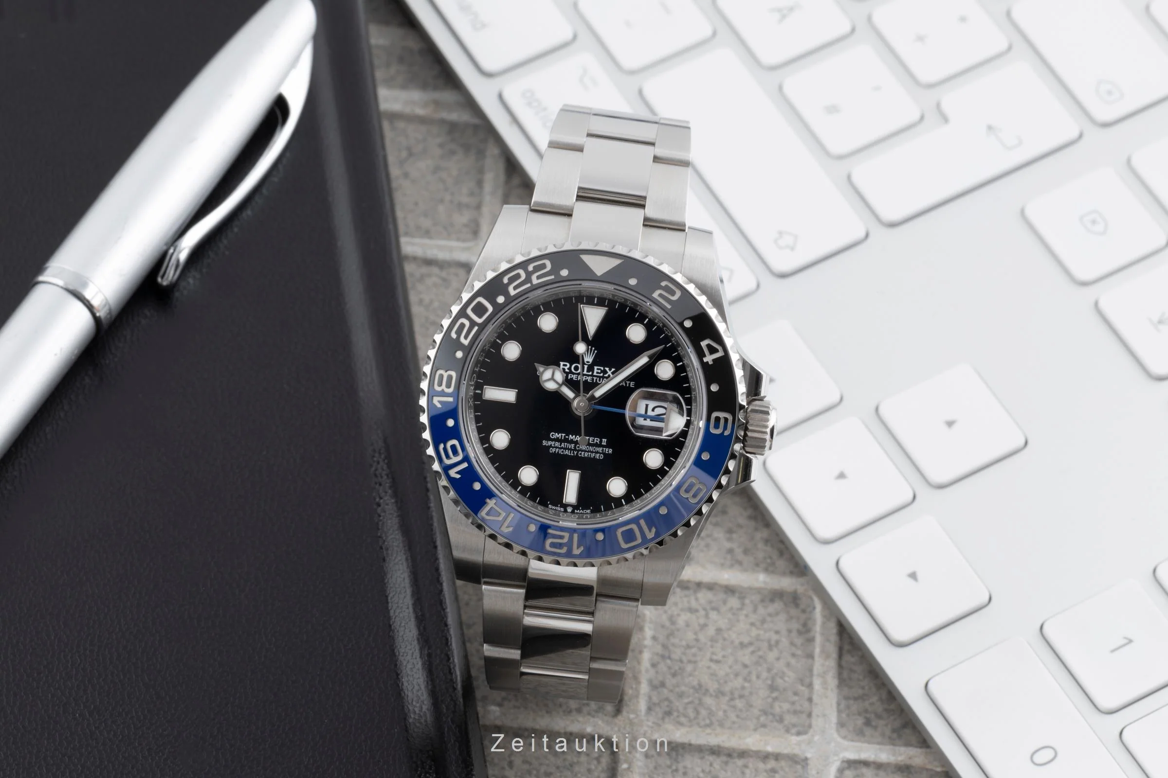 Rolex GMT-Master II steel automatic men's watch 126710BLNR  [2503578] - Image 4