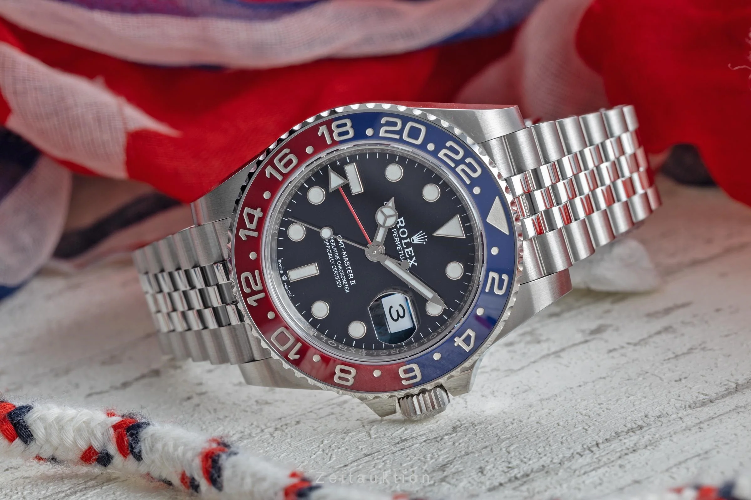 Rolex GMT-Master II steel automatic men's watch 126710BLRO  [2202765] - Image 2