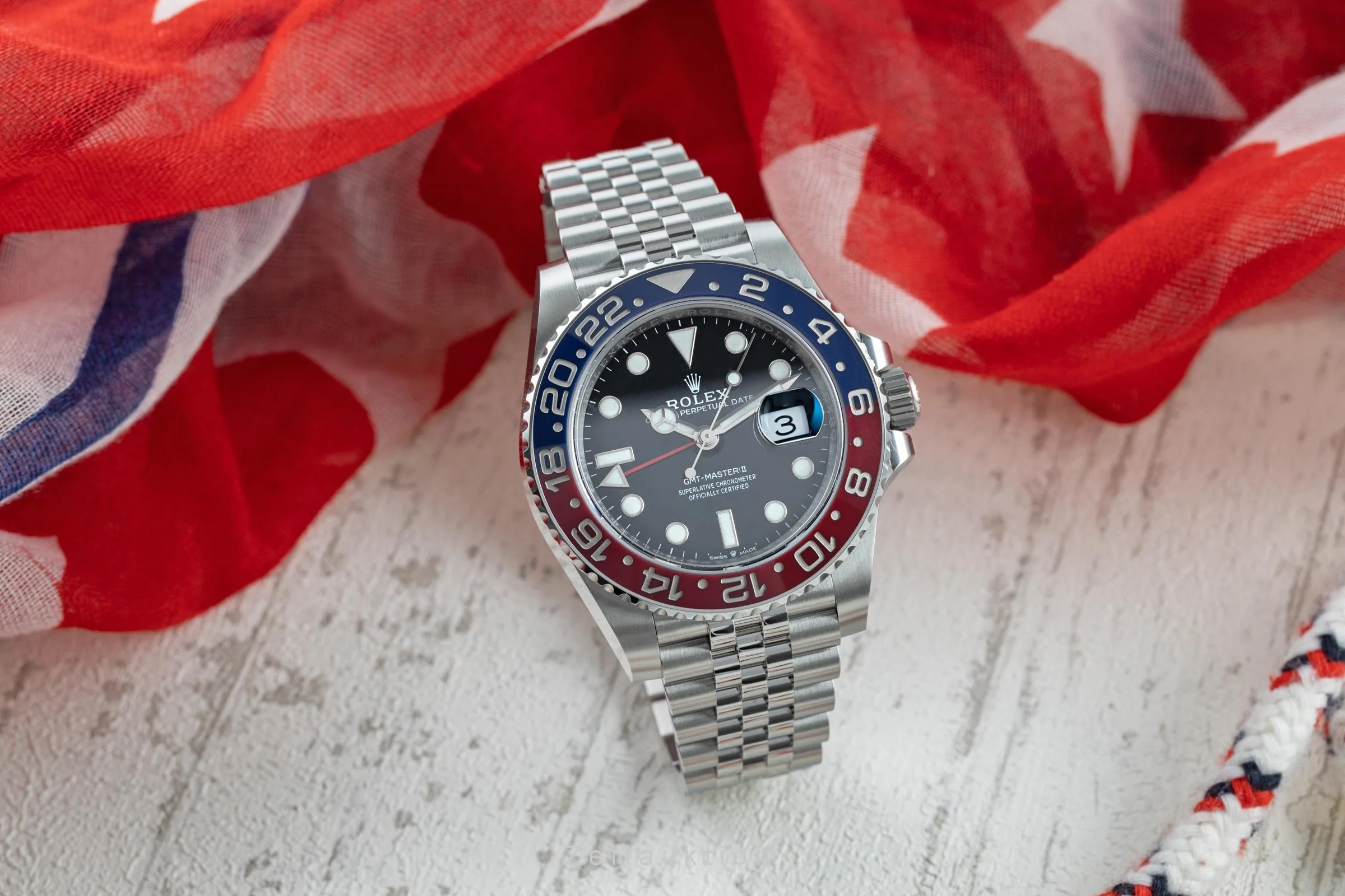 Rolex GMT-Master II steel automatic men's watch 126710BLRO  [2202765] - Image 3
