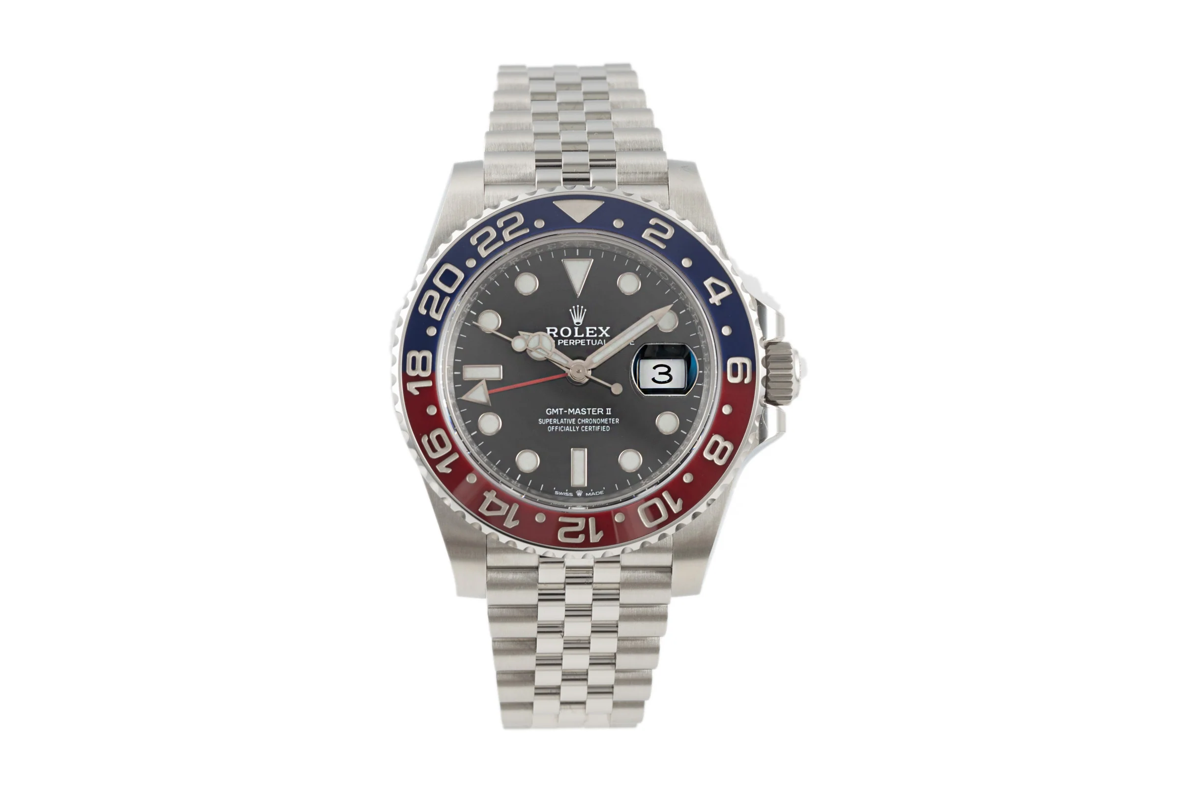 Rolex GMT-Master II steel automatic men's watch 126710BLRO  [2202765] - Image 4