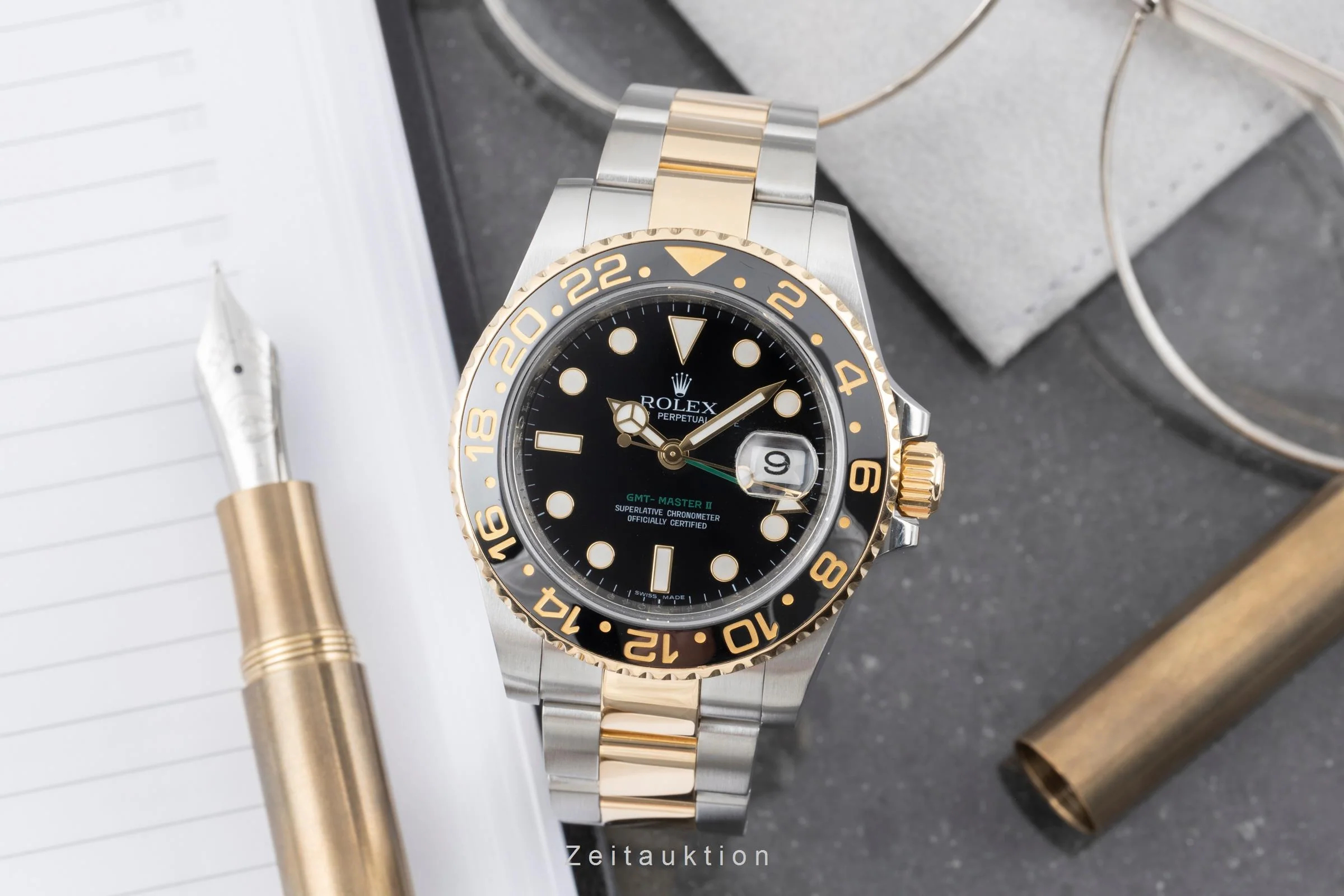 Rolex GMT-Master II steel / gold automatic men's watch 116713  [2505153] - Image 4