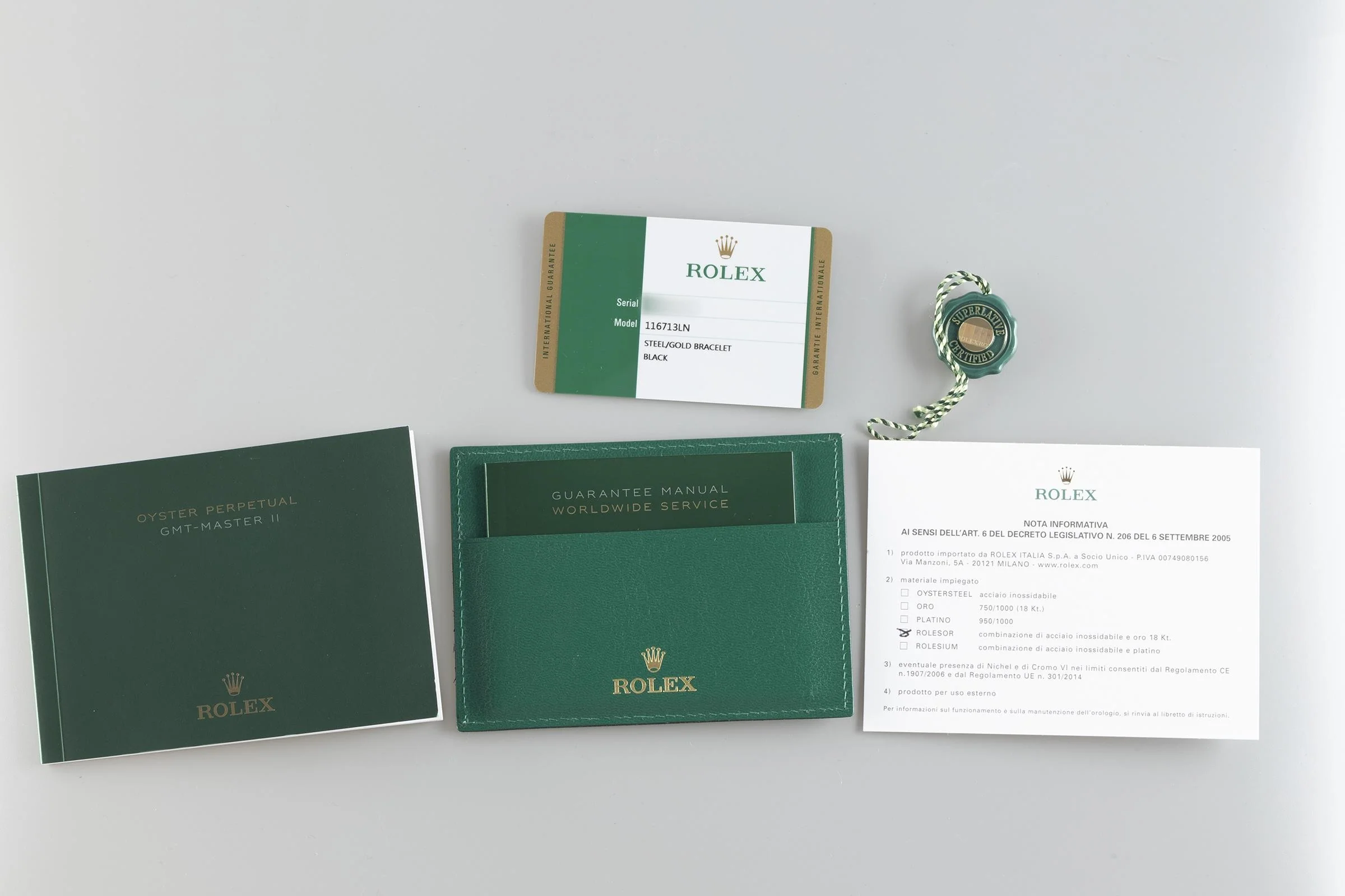 Rolex GMT-Master II steel / gold automatic men's watch 116713LN  [2110831] - Image 11