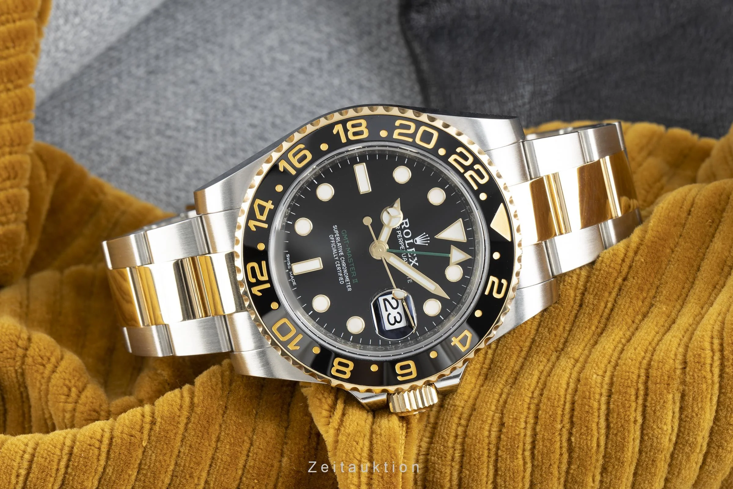 Rolex GMT-Master II steel / gold automatic men's watch 116713LN  [2110831] - Image 2