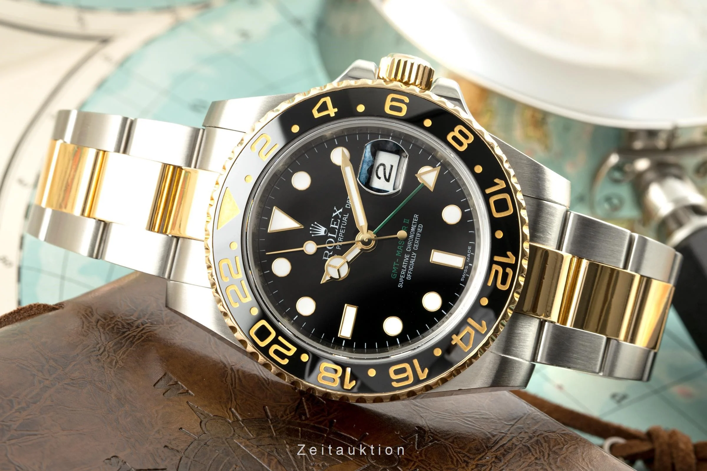 Rolex GMT-Master II steel / gold automatic men's watch 116713LN  [2201890] - Image 2