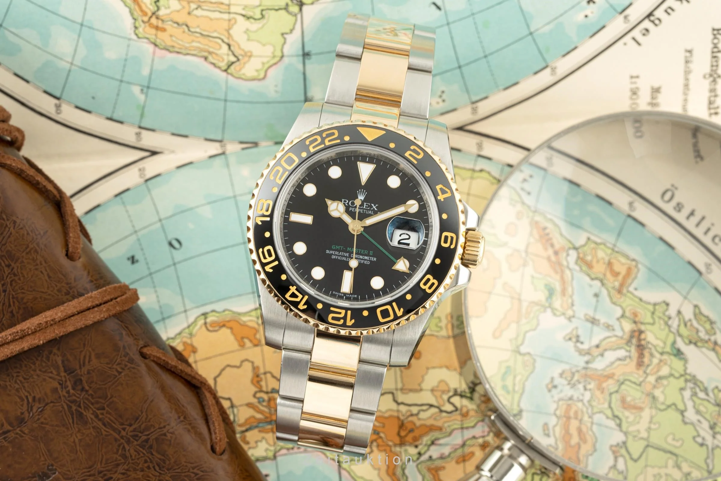 Rolex GMT-Master II steel / gold automatic men's watch 116713LN  [2201890] - Image 3