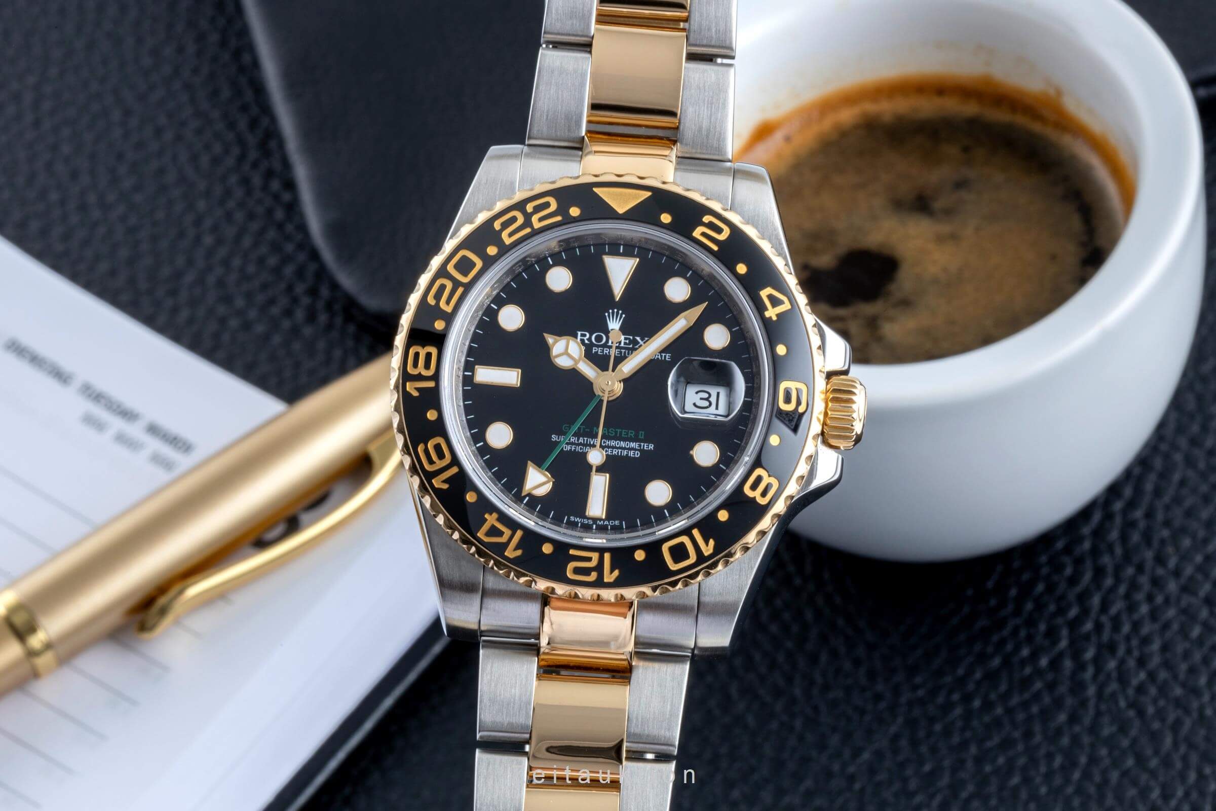 Rolex GMT-Master II steel / gold automatic men's watch 116713LN  [2502142] - Image 2