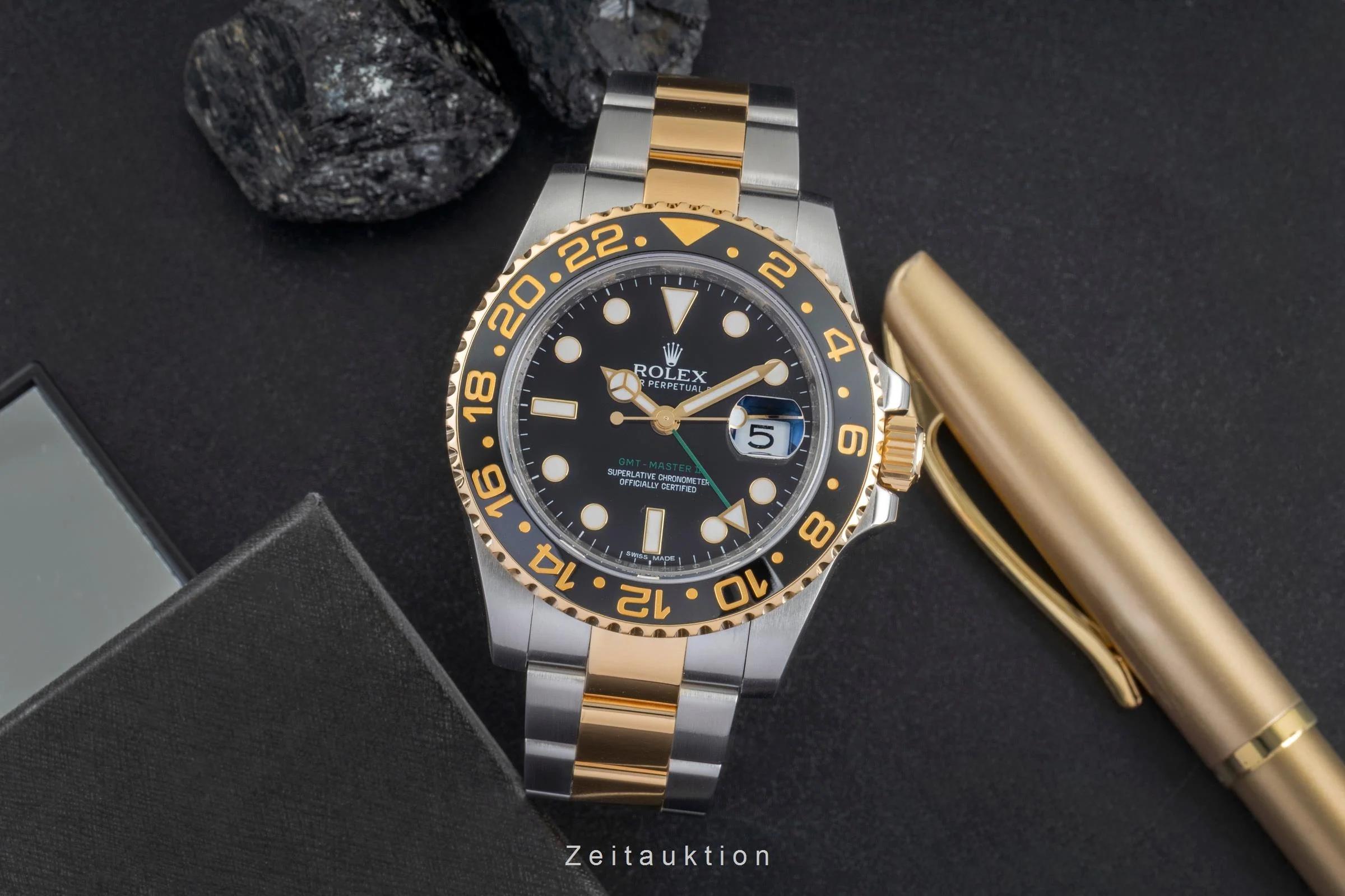 Rolex GMT-Master II steel / gold automatic men's watch 116713LN  [2506058] - Image 4