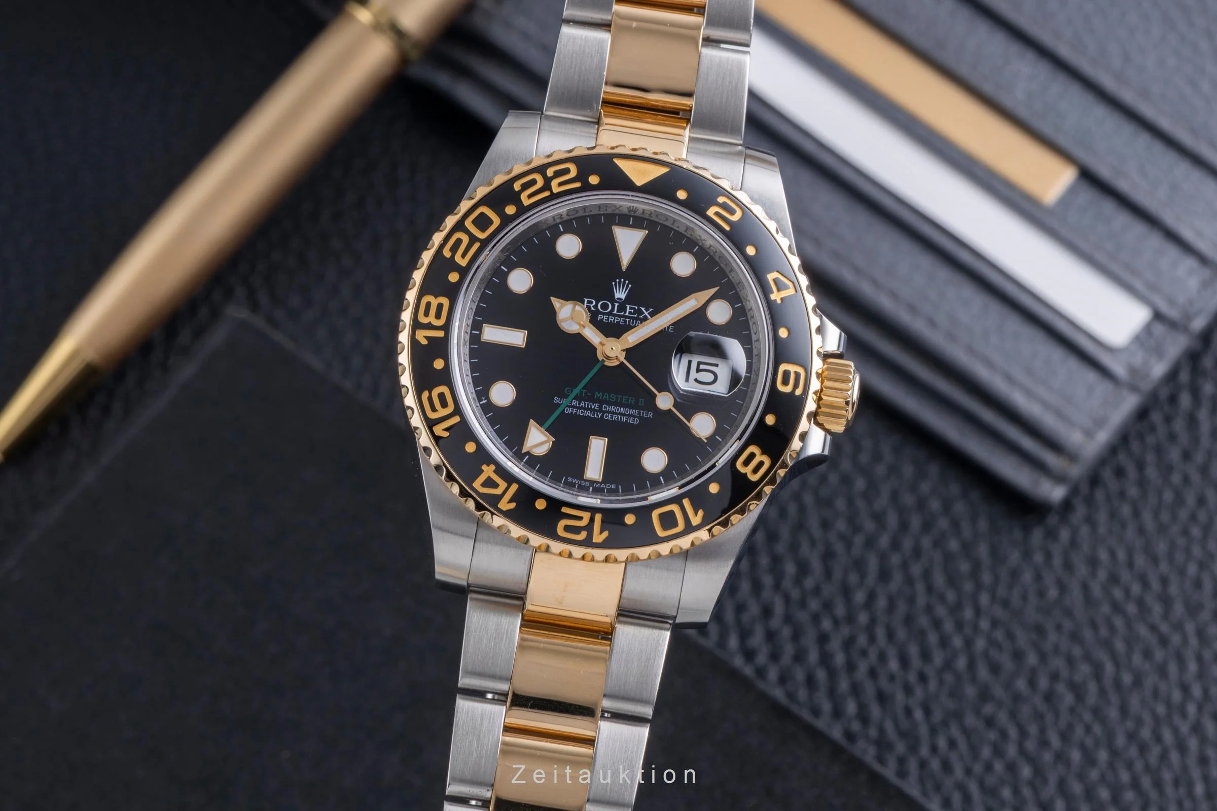 Rolex GMT-Master II steel / gold automatic men's watch 116713LN  [2600716] - Image 2