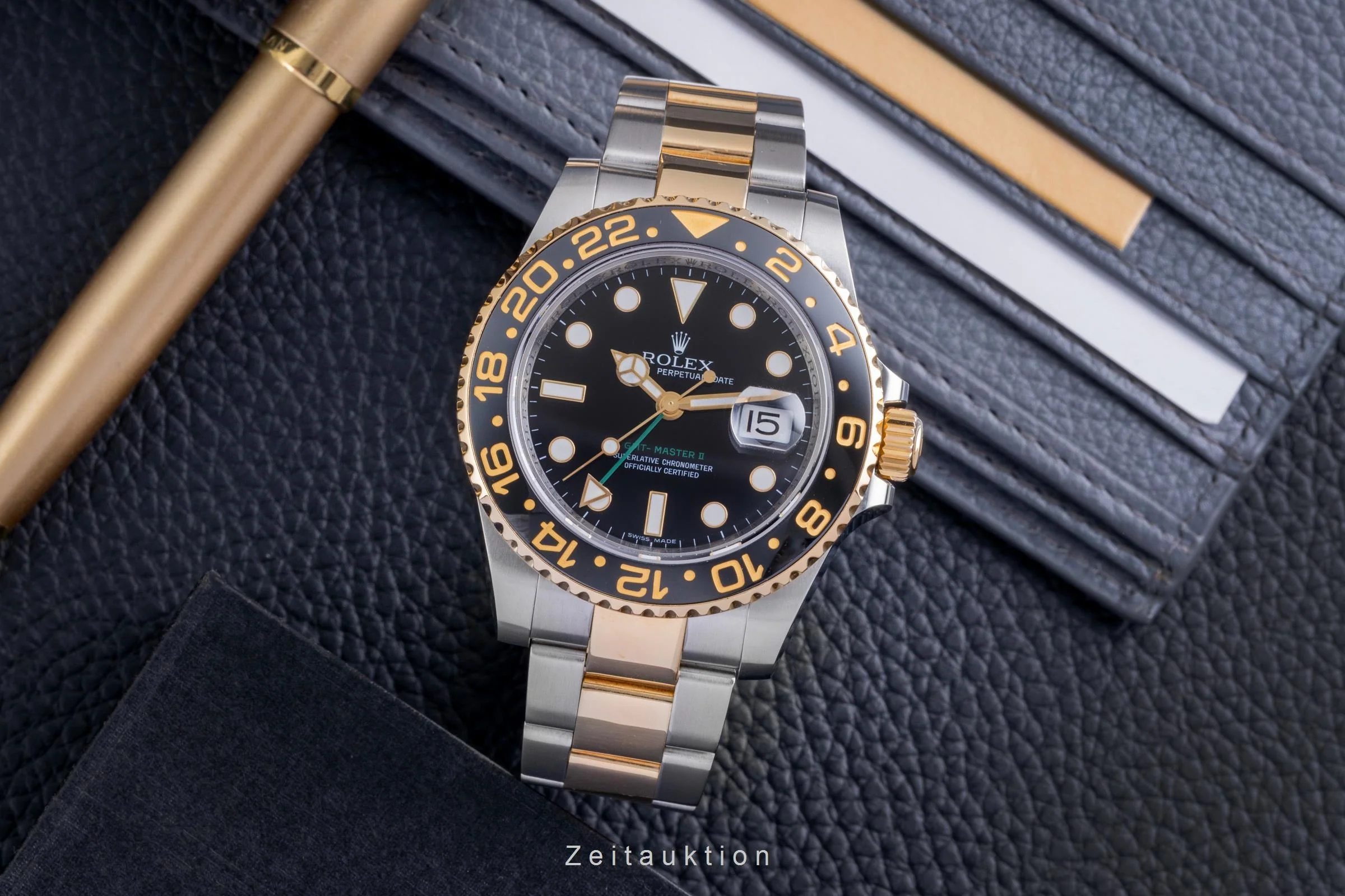 Rolex GMT-Master II steel / gold automatic men's watch 116713LN  [2600716] - Image 4