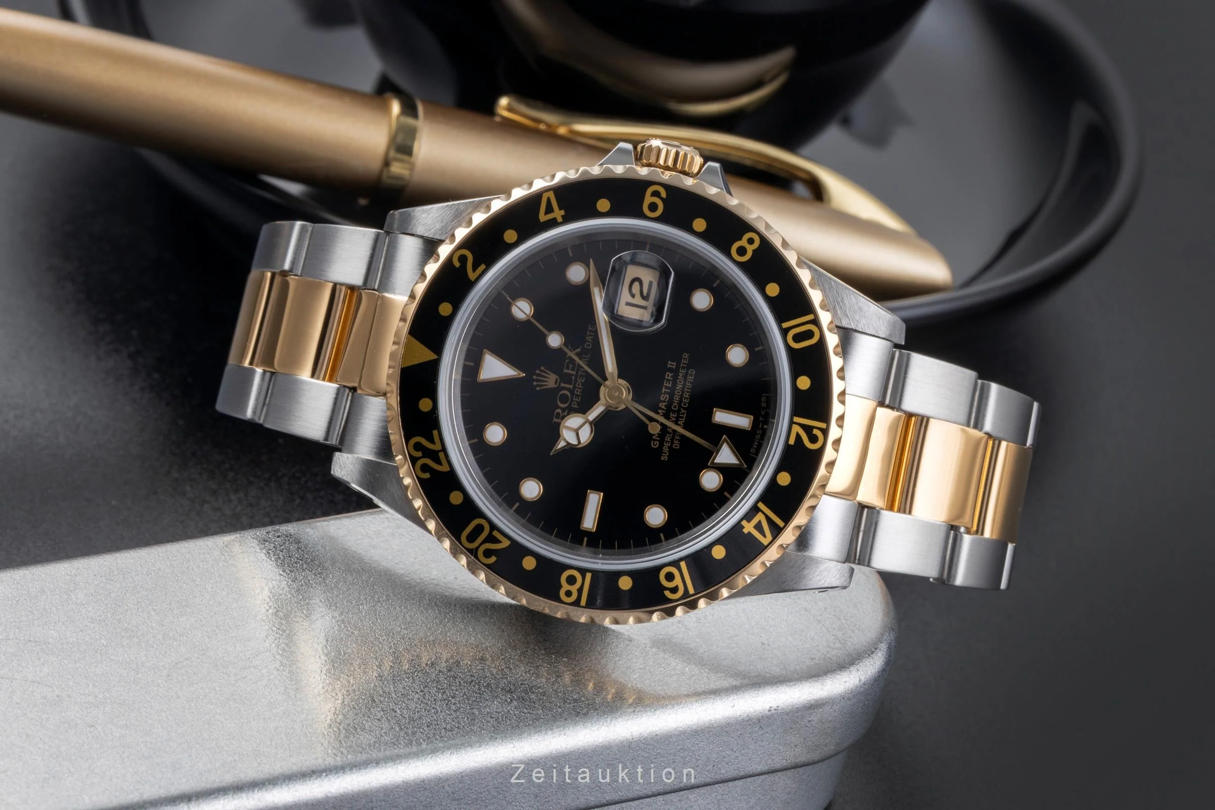 Rolex GMT-Master II steel / gold automatic men's watch 16713  [2505688] - Image 3