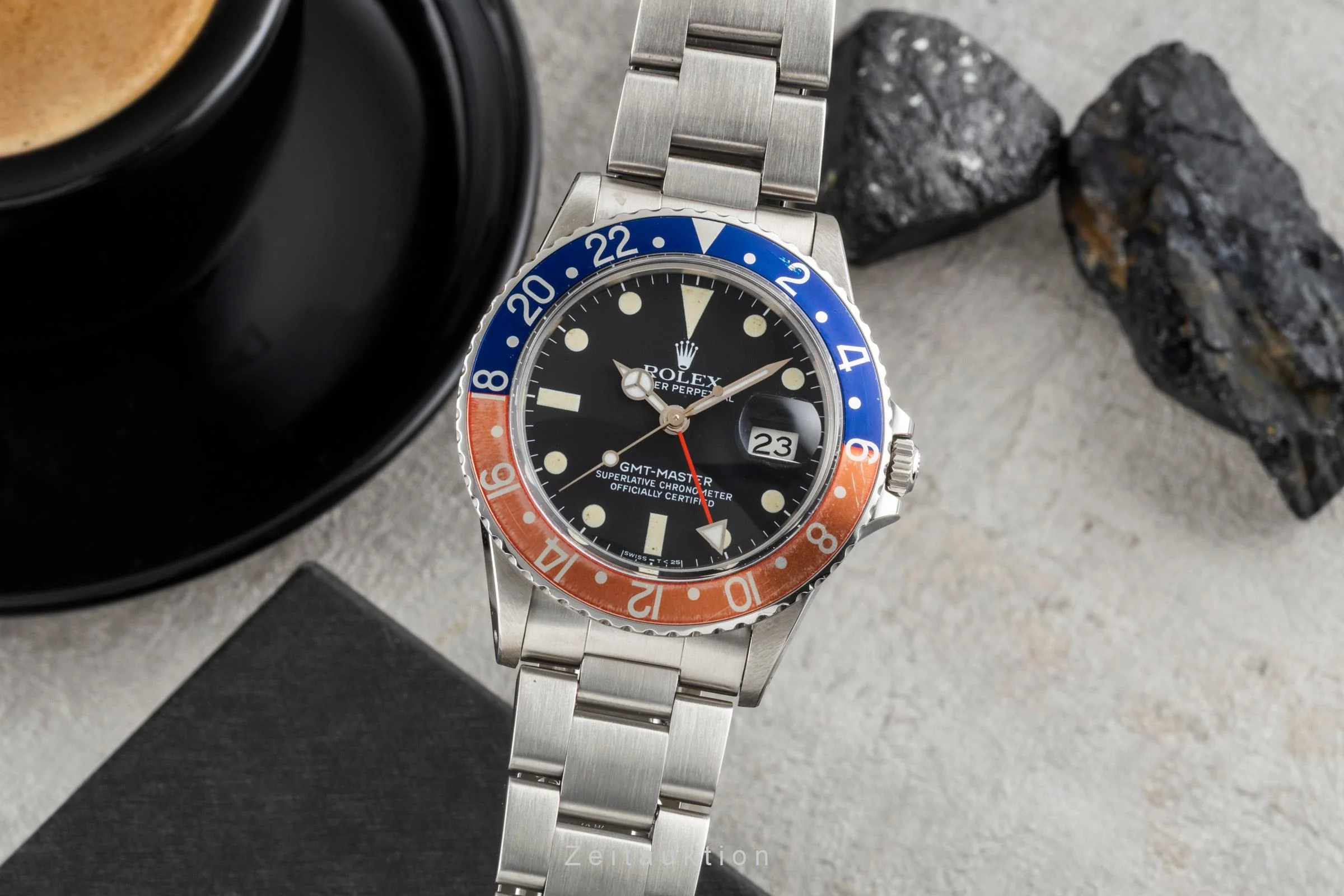 Rolex GMT-Master steel automatic men's watch 16750 Vintage  [2600119] - Image 2