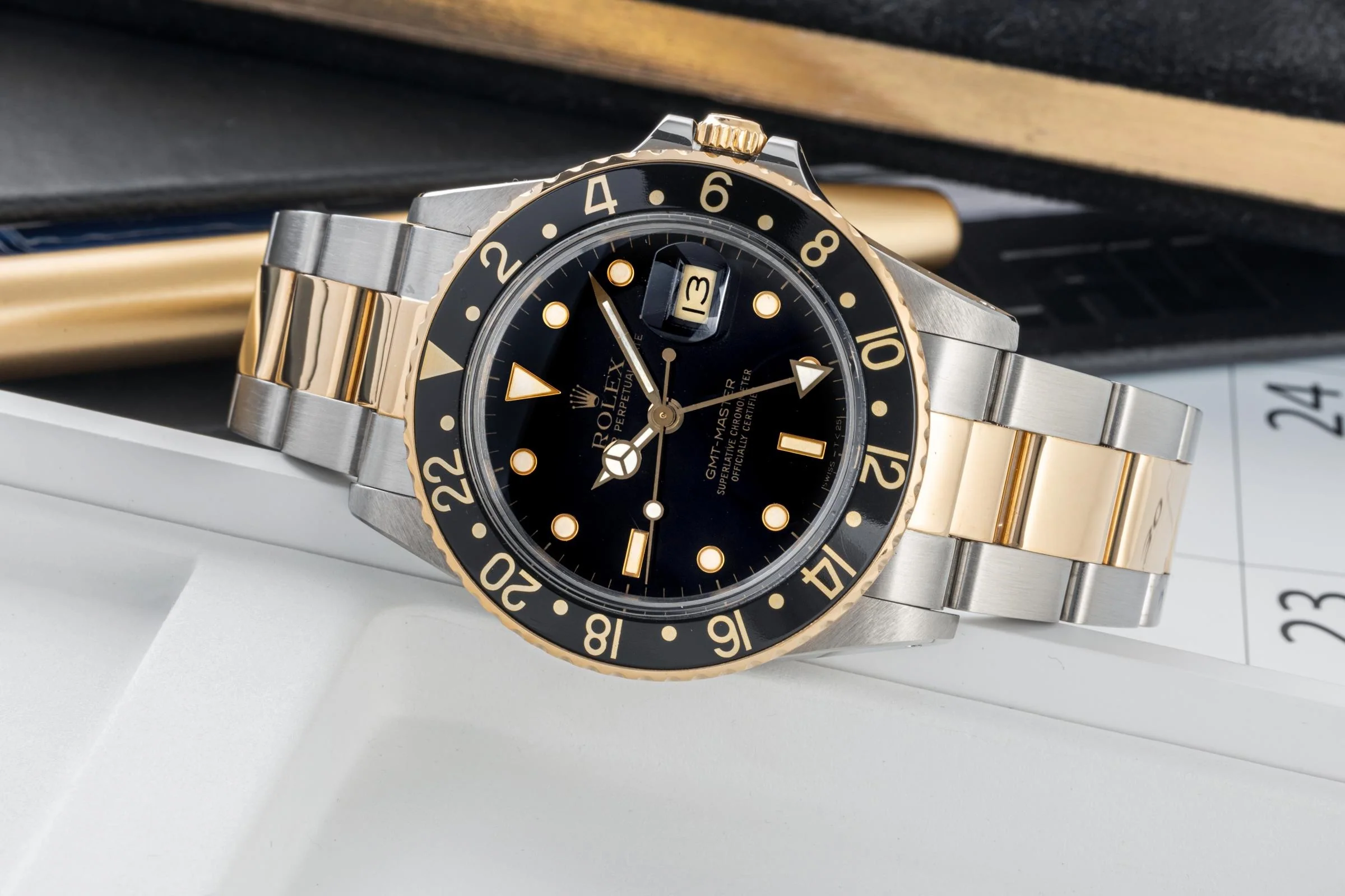 Rolex GMT-Master steel / gold automatic men's watch 16753  [2304794] - Image 2