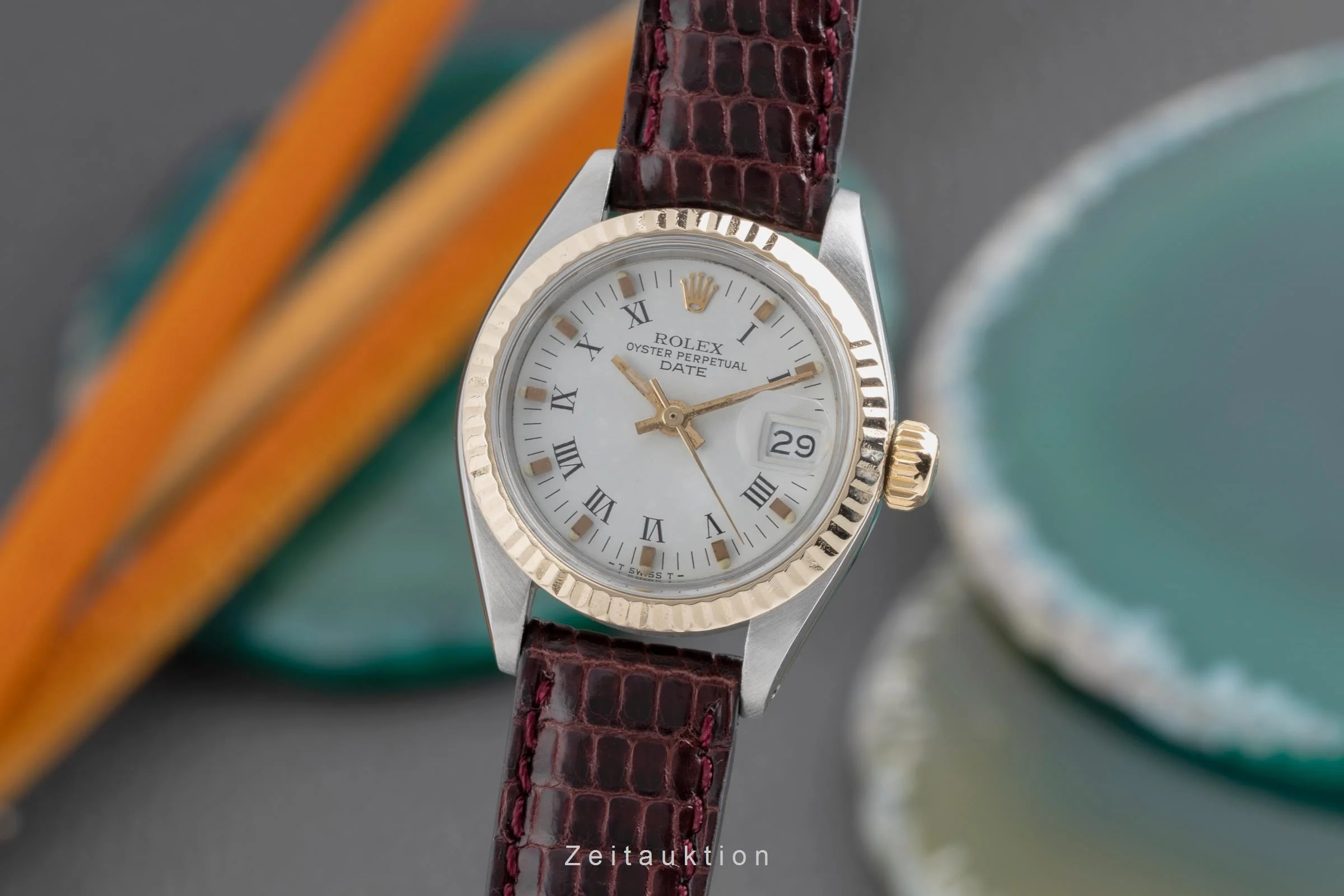 Rolex Lady Date steel / gold automatic women's watch 6917  [2502840] - Image 2