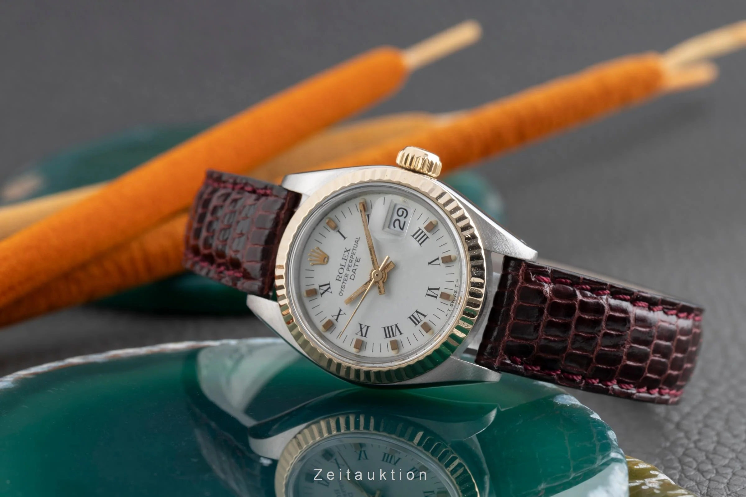 Rolex Lady Date steel / gold automatic women's watch 6917  [2502840] - Image 3