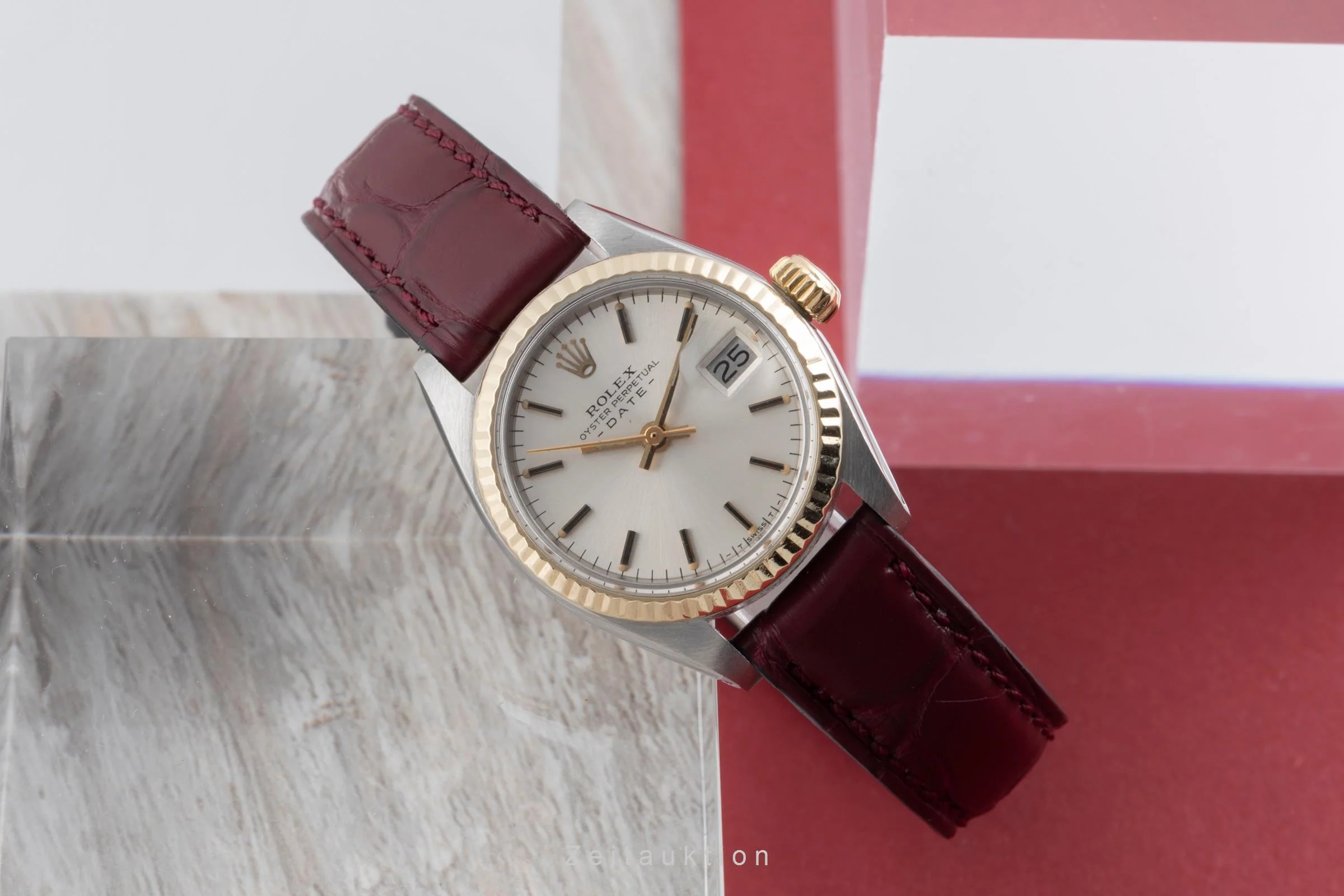 Rolex Lady Date steel / gold automatic women's watch 6917 Vintage  [2506714] - Image 3