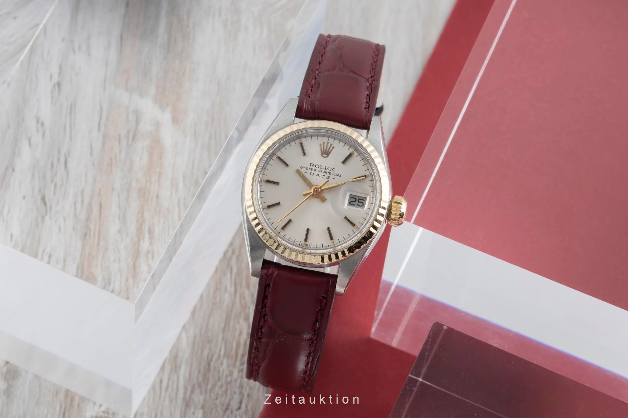 Rolex Lady Date steel / gold automatic women's watch 6917 Vintage  [2506714] - Image 4