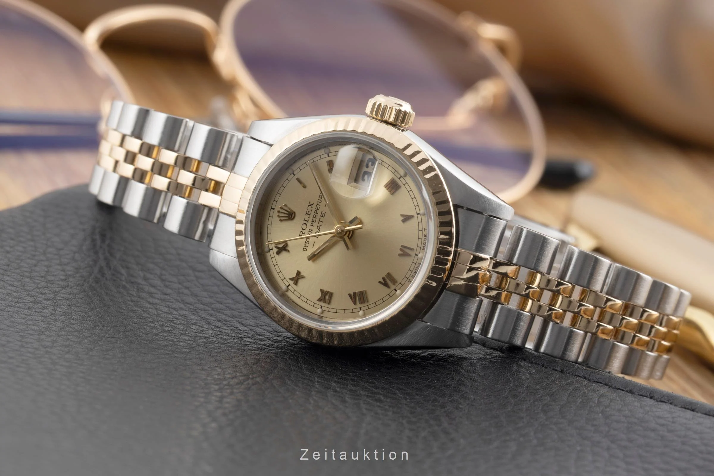Rolex Lady Date steel / gold automatic women's watch 69173 Vintage  [2600467] - Image 3