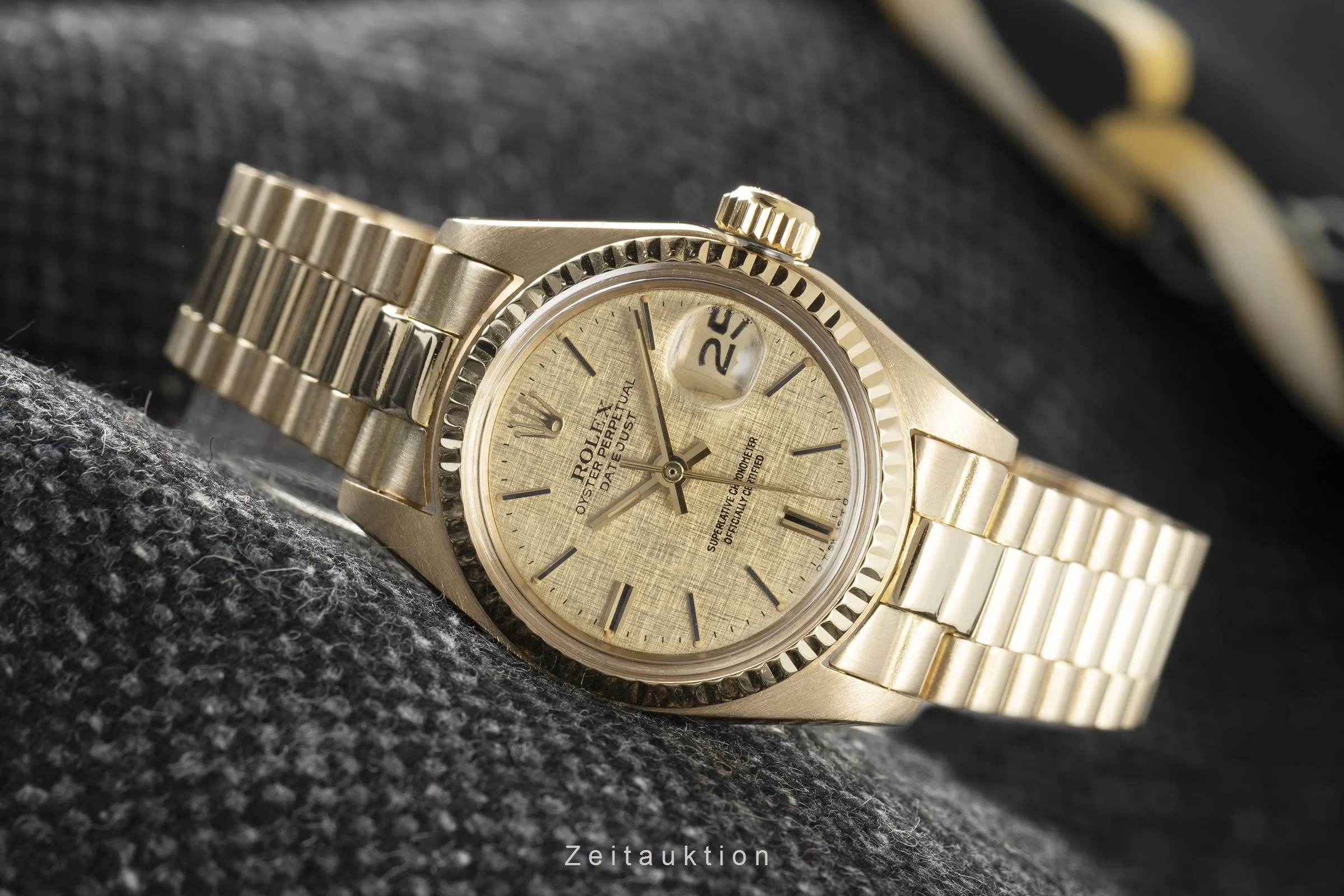 Rolex Lady Datejust 18 ct gold automatic women's watch 6516  [2109783] - Image 2
