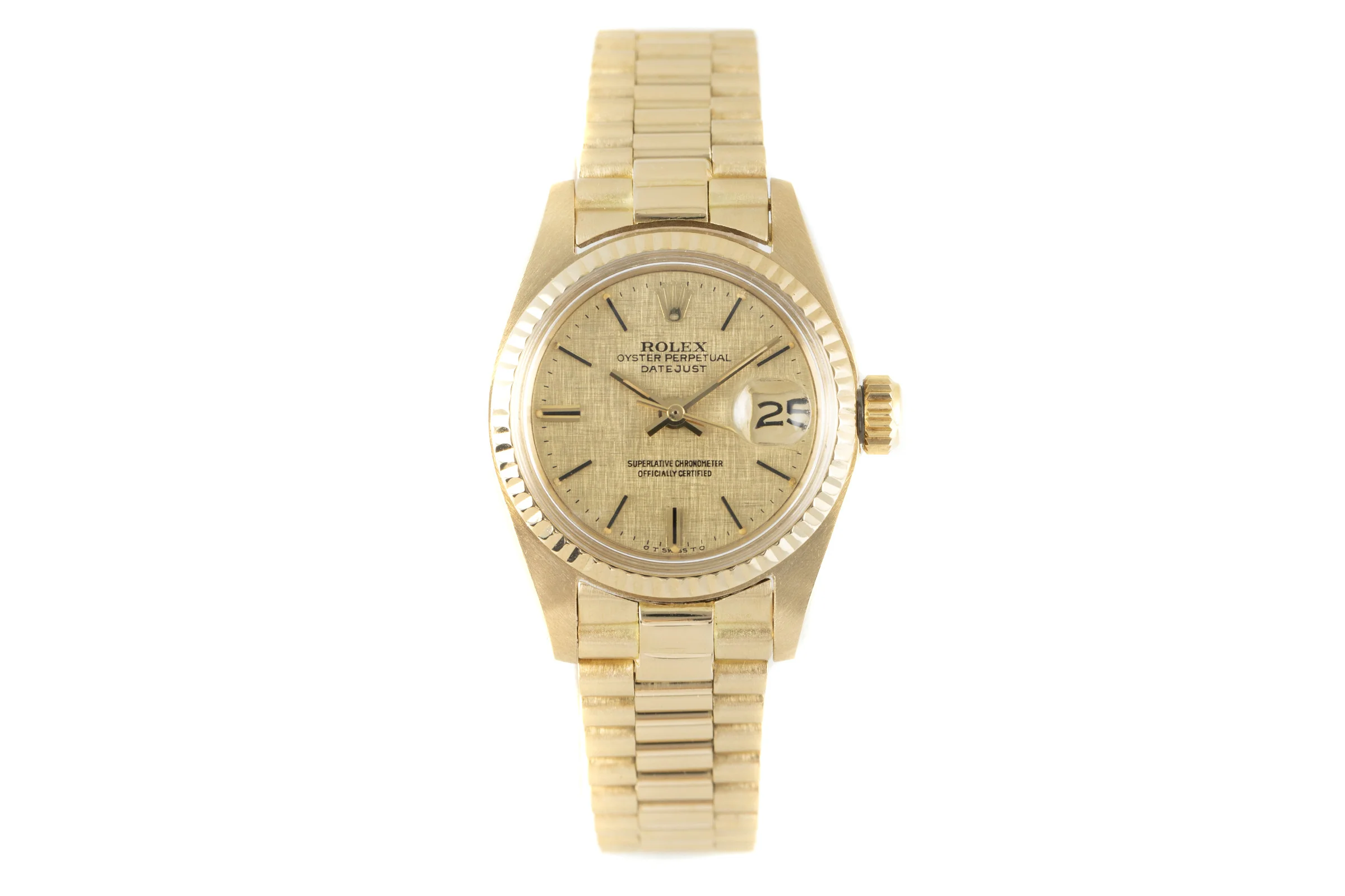 Rolex Lady Datejust 18 ct gold automatic women's watch 6516  [2109783] - Image 4