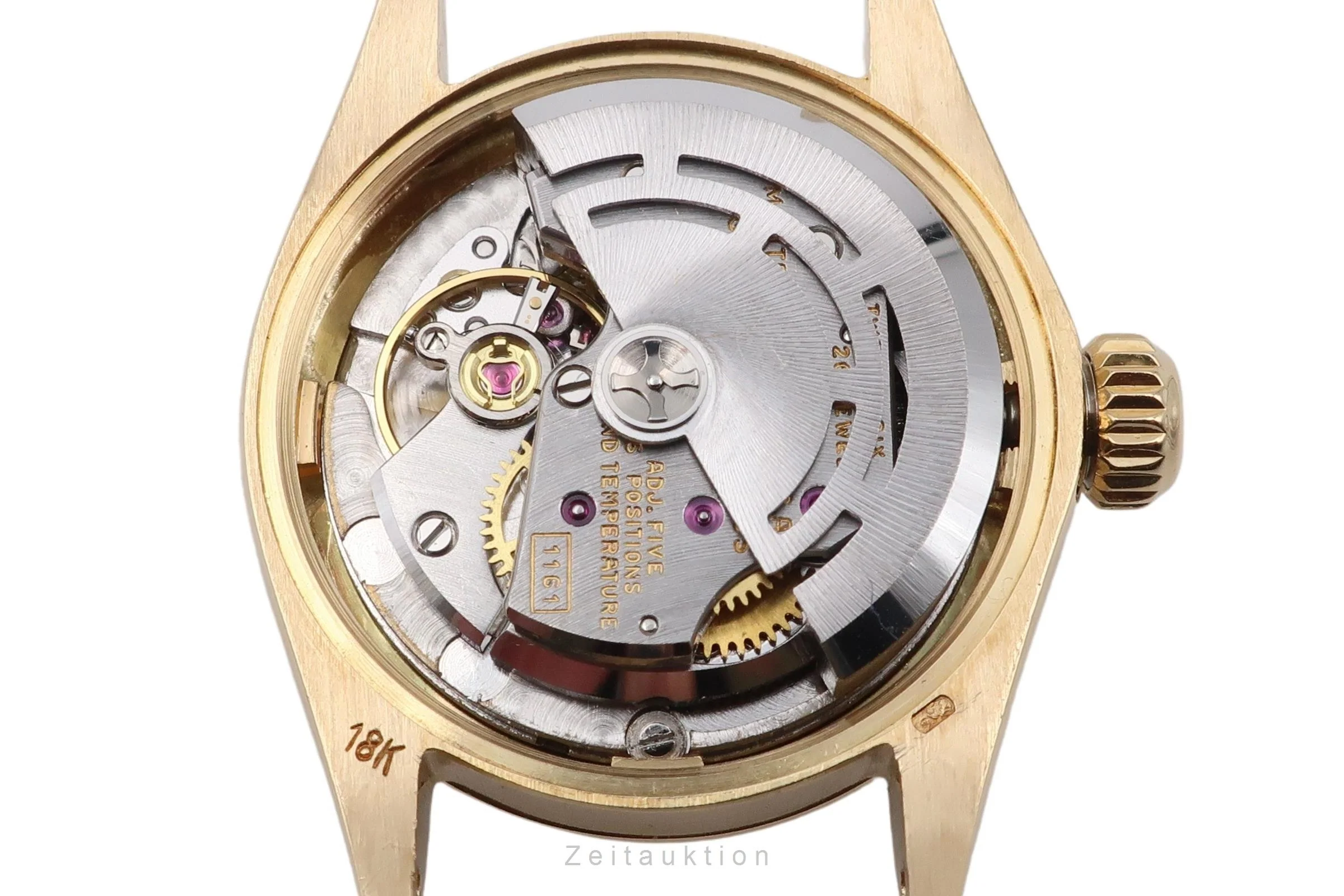 Rolex Lady Datejust 18 ct gold automatic women's watch 6701 Vintage  [2506639] - Image 14