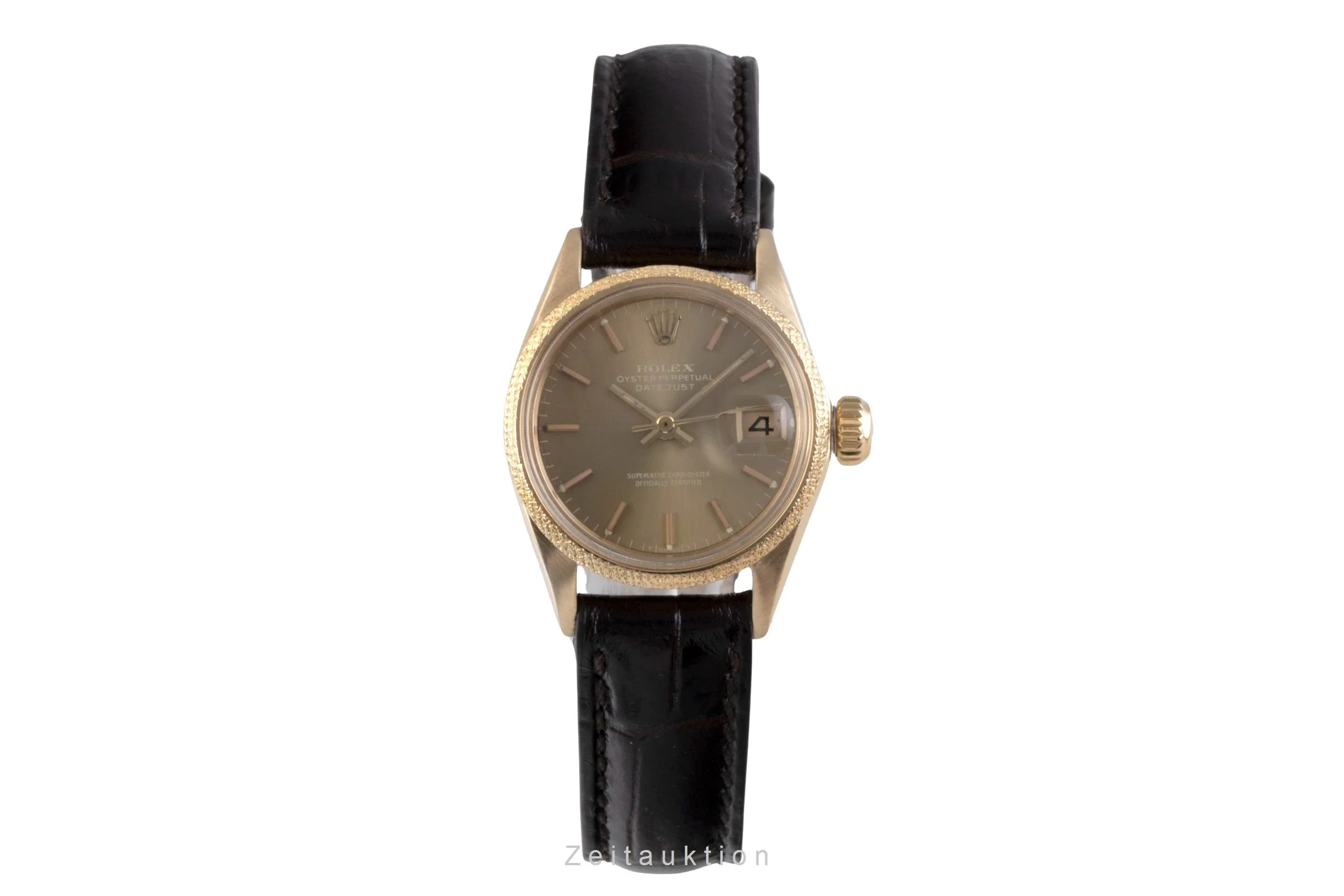 Rolex Lady Datejust 18 ct gold automatic women's watch 6701 Vintage  [2506639] - Image 5