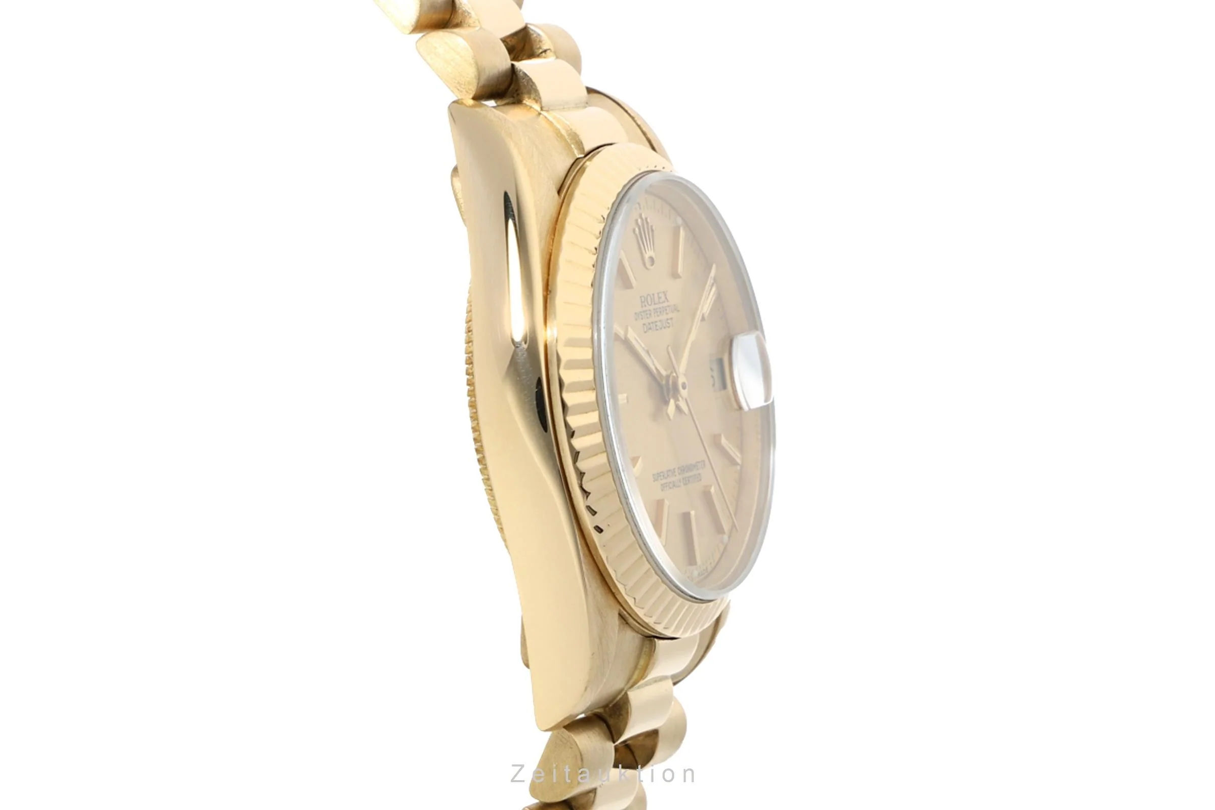 Rolex Lady Datejust 18 ct gold automatic women's watch 68278  [2105260] - Image 7