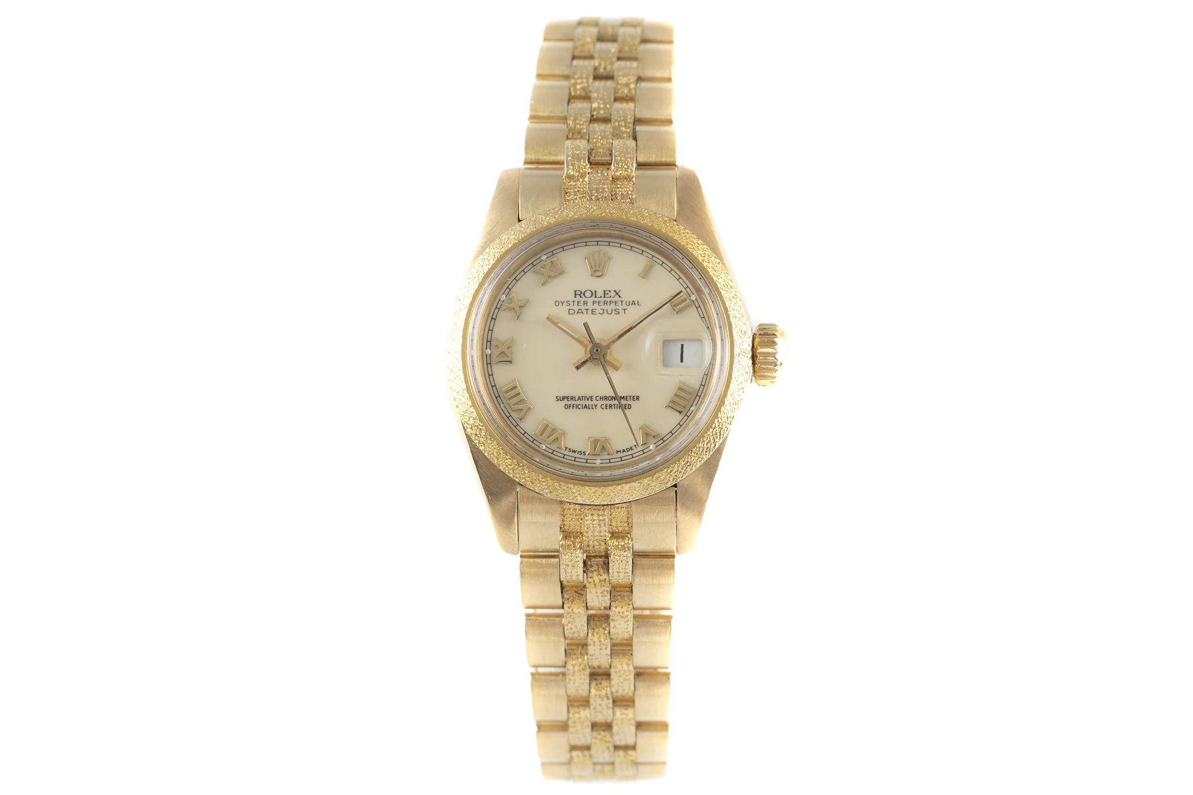 Rolex Lady Datejust 18 ct gold automatic women's watch 6901  [2103991] - Image 4