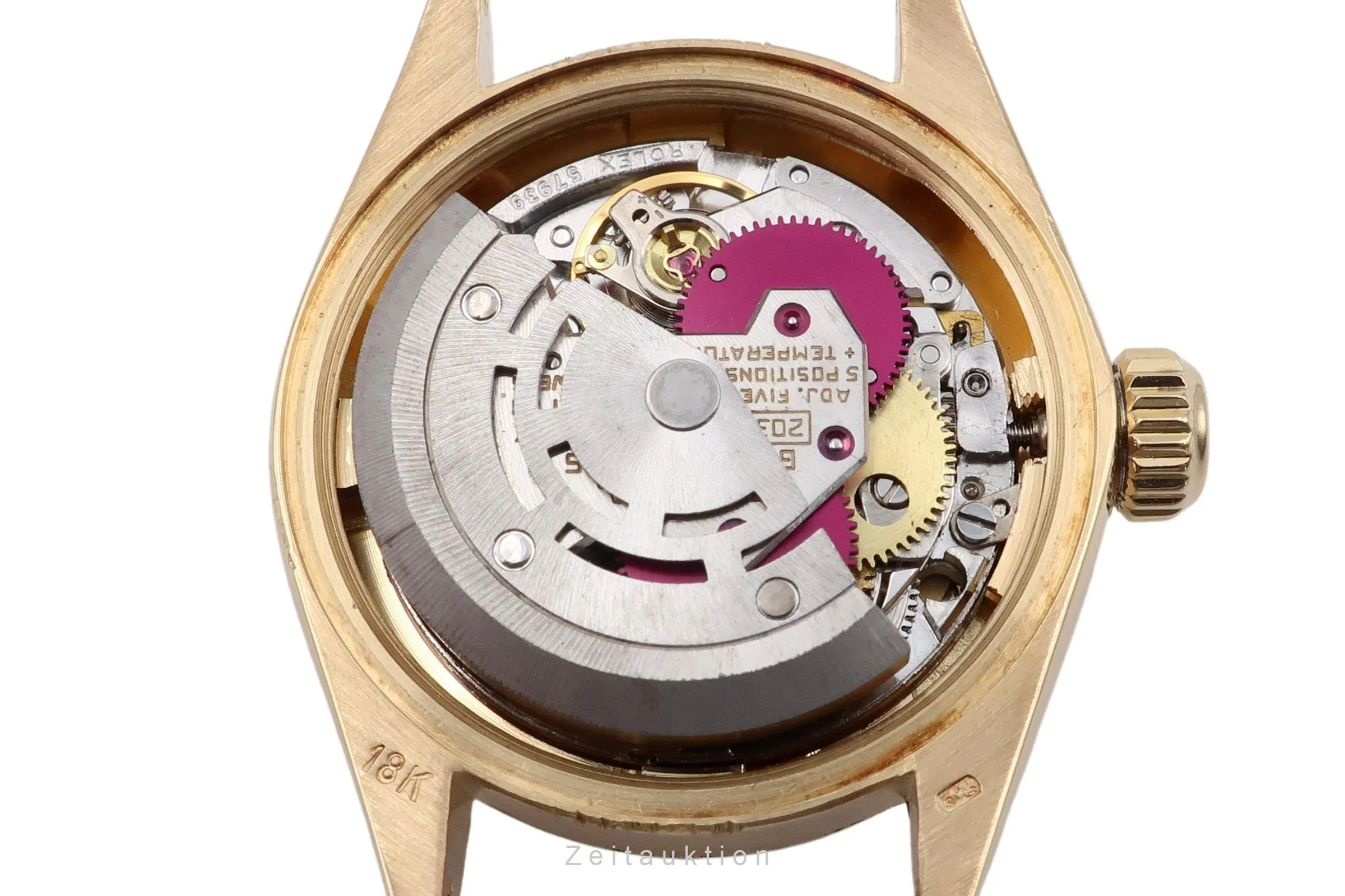 Rolex Lady Datejust 18 ct gold automatic women's watch 6904 Vintage  [2505933] - Image 14
