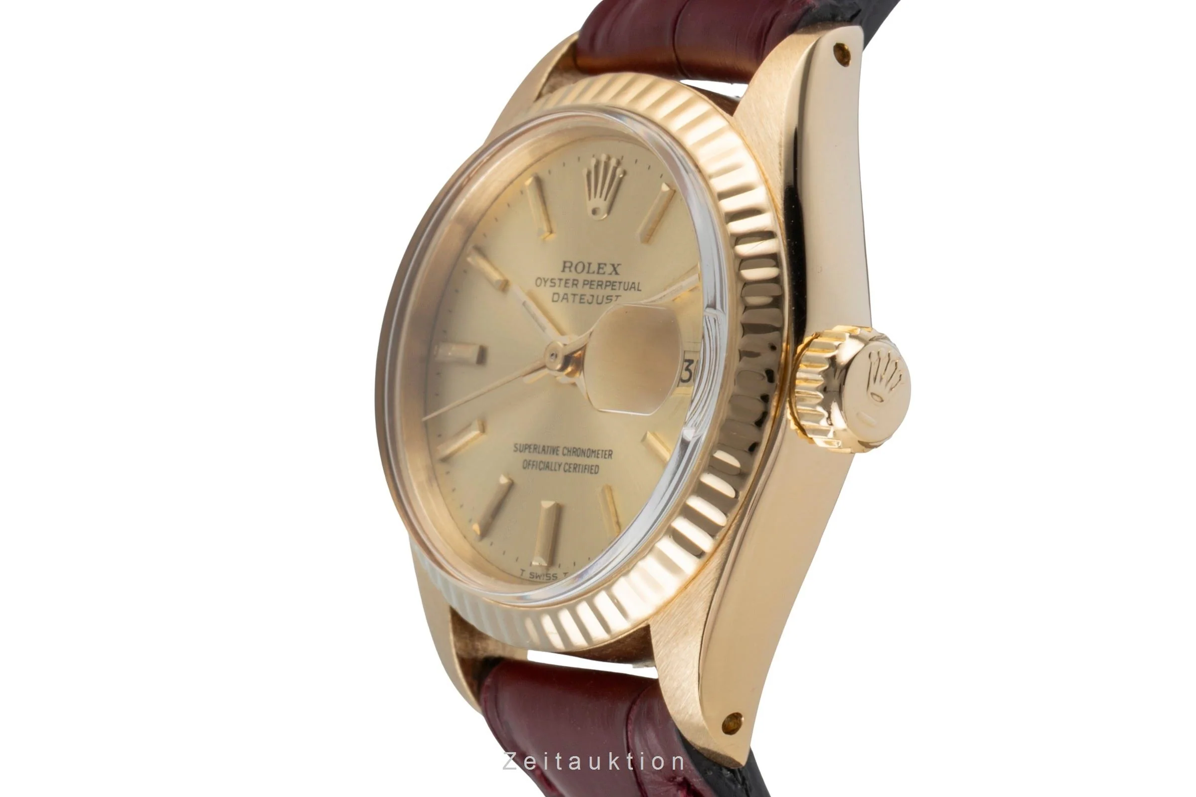 Rolex Lady Datejust 18 ct gold automatic women's watch 6904 Vintage  [2505933] - Image 7