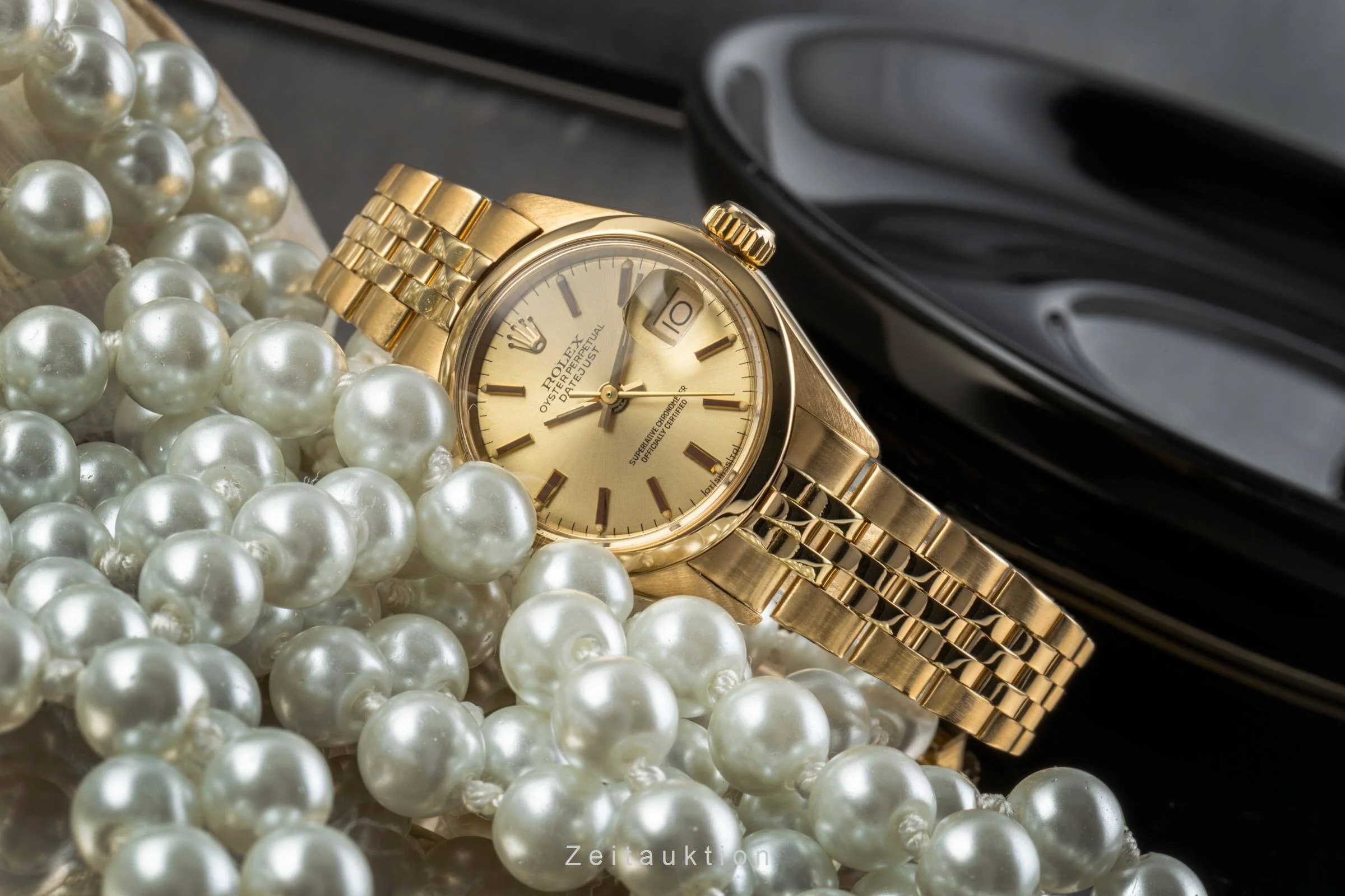 Rolex Lady Datejust 18 ct gold automatic women's watch 6916  [2403043] - Image 13