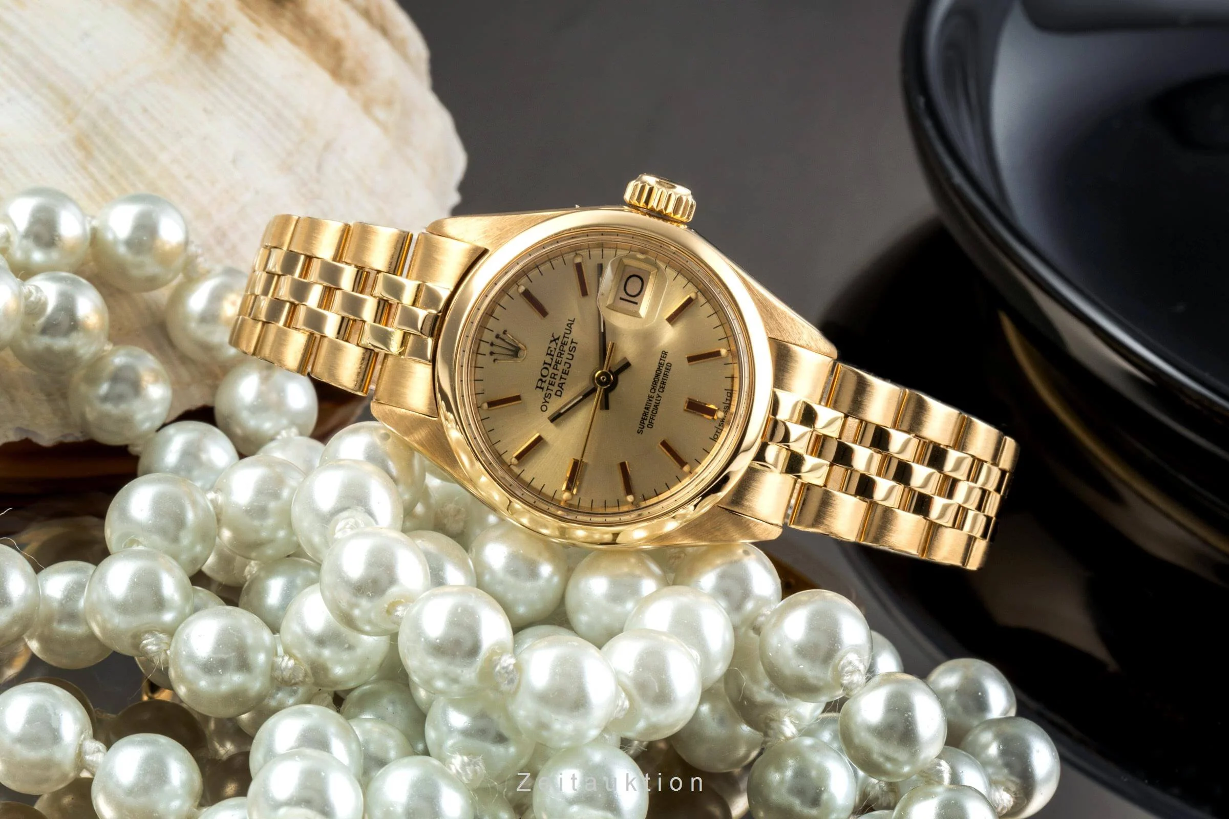 Rolex Lady Datejust 18 ct gold automatic women's watch 6916  [2403043] - Image 2