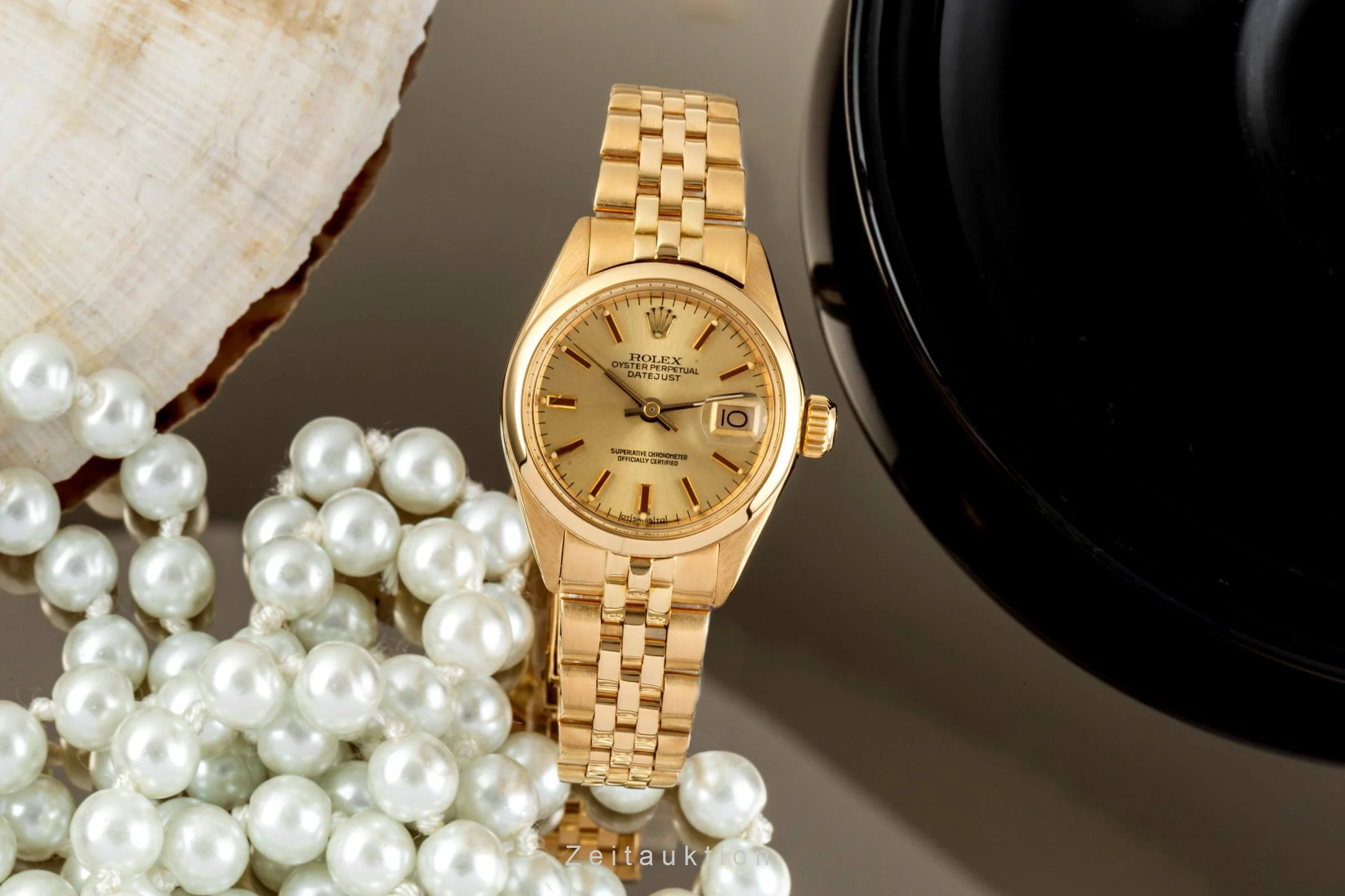 Rolex Lady Datejust 18 ct gold automatic women's watch 6916  [2403043] - Image 3
