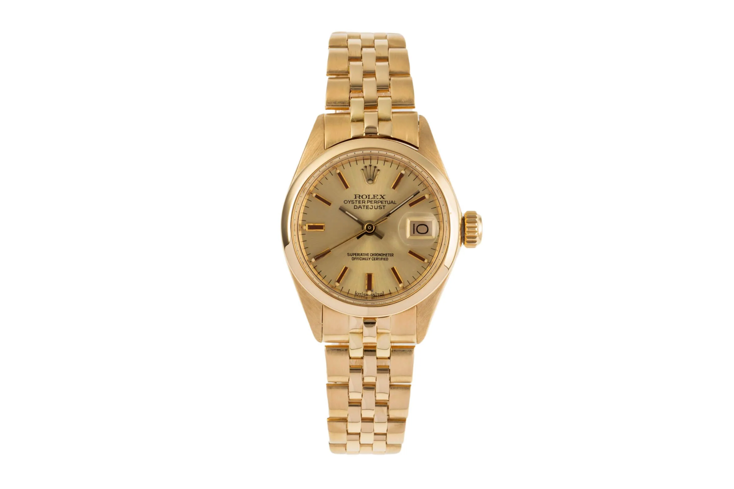 Rolex Lady Datejust 18 ct gold automatic women's watch 6916  [2403043] - Image 4
