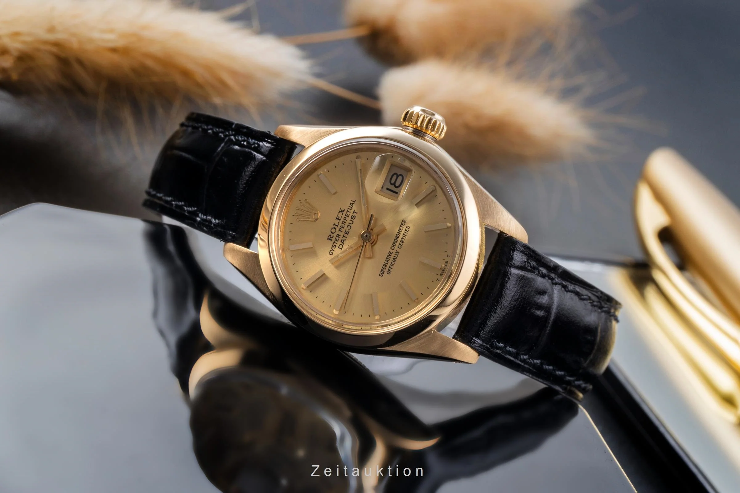 Rolex Lady Datejust 18 ct gold automatic women's watch 6916  [2506642] - Image 3
