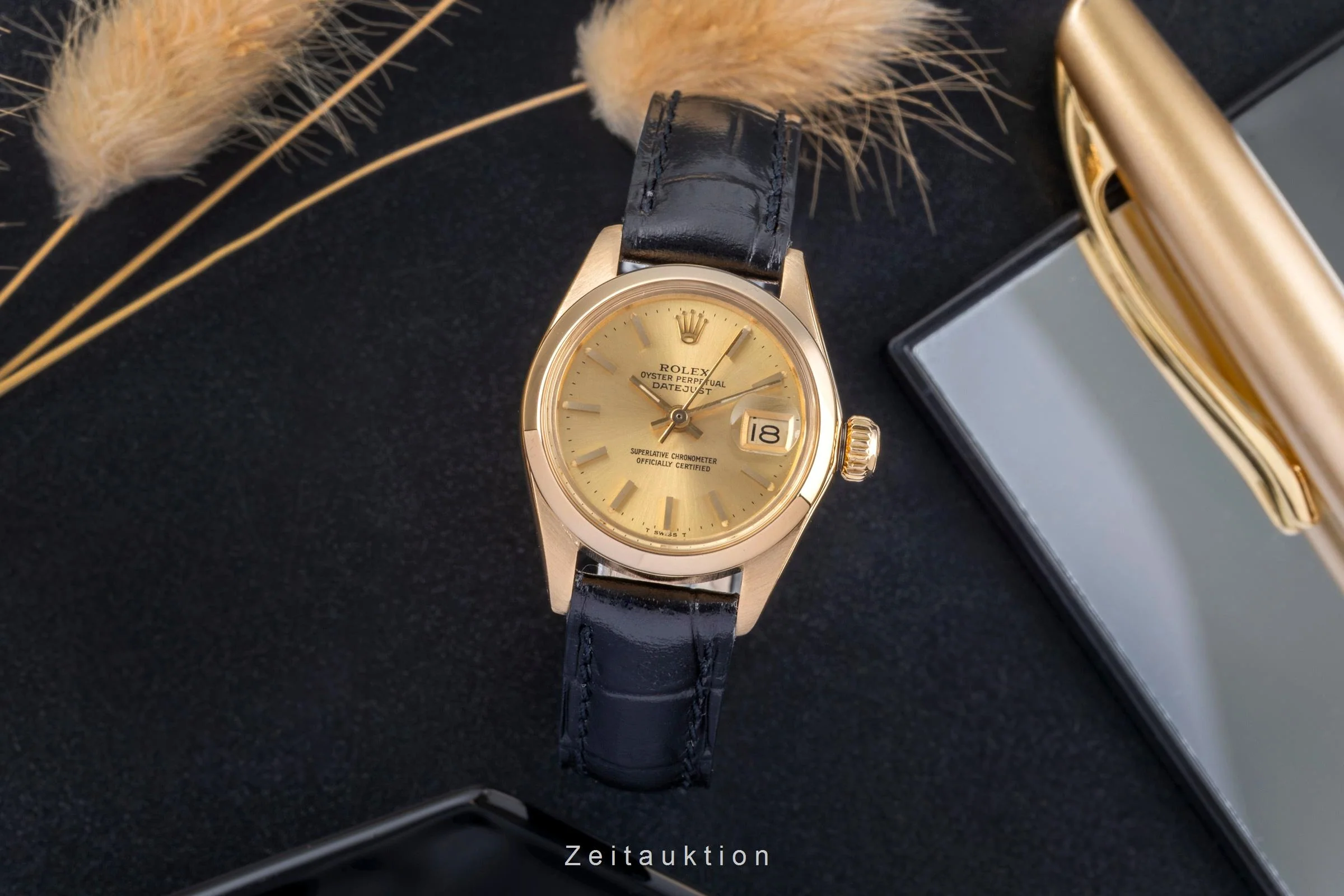 Rolex Lady Datejust 18 ct gold automatic women's watch 6916  [2506642] - Image 4