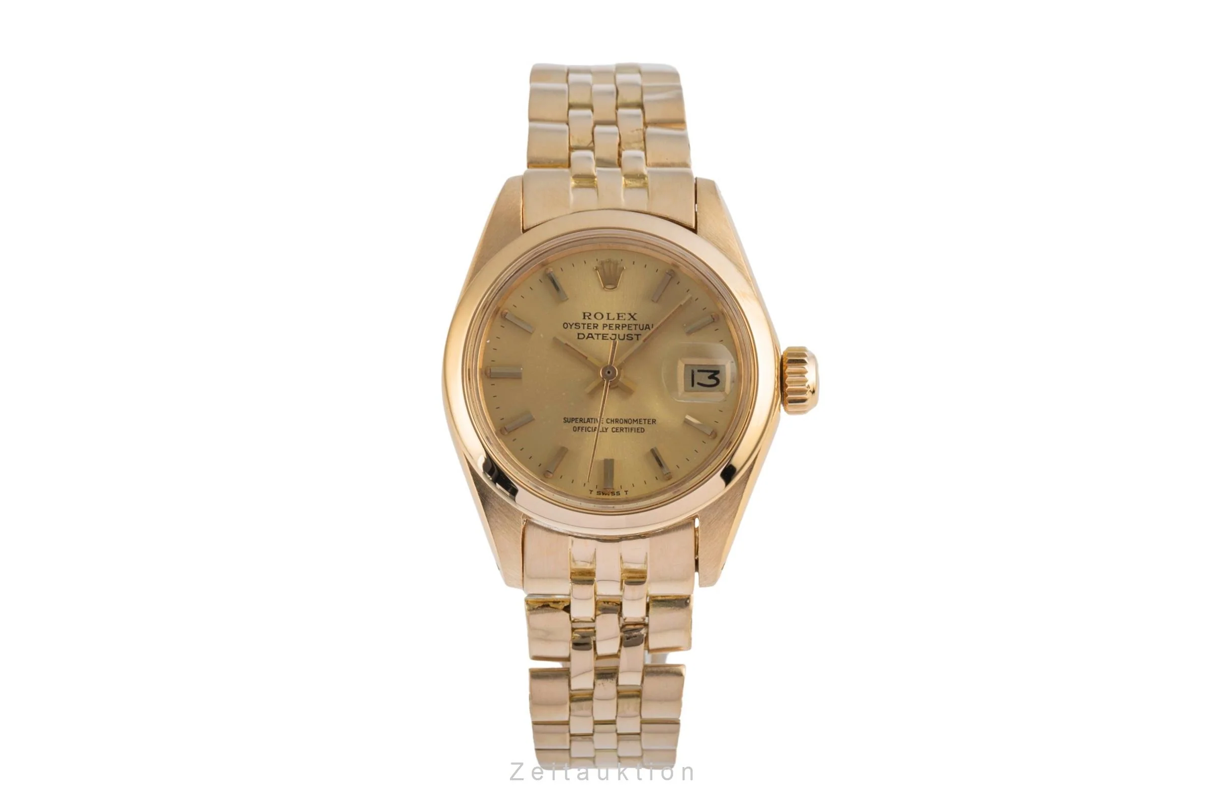 Rolex Lady Datejust 18 ct gold automatic women's watch 6916 Vintage  [2502644] - Image 5