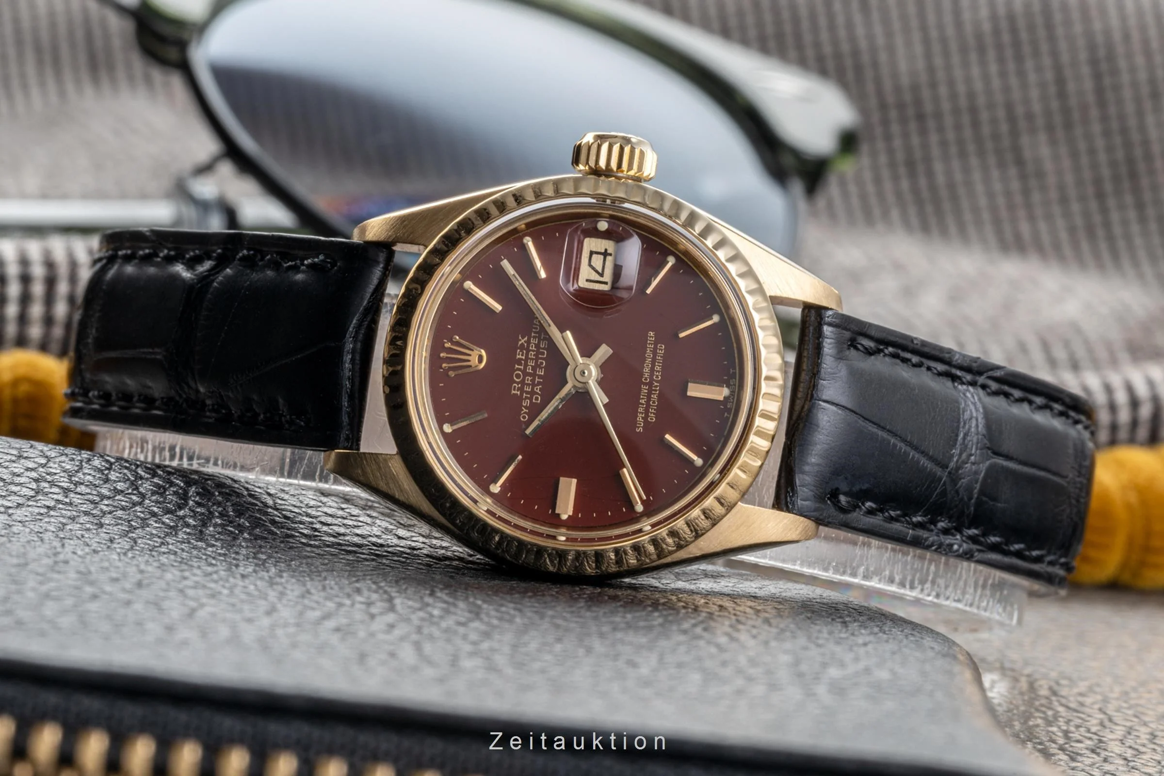 Rolex Lady Datejust 18 ct gold automatic women's watch 6917  [2204487] - Image 2