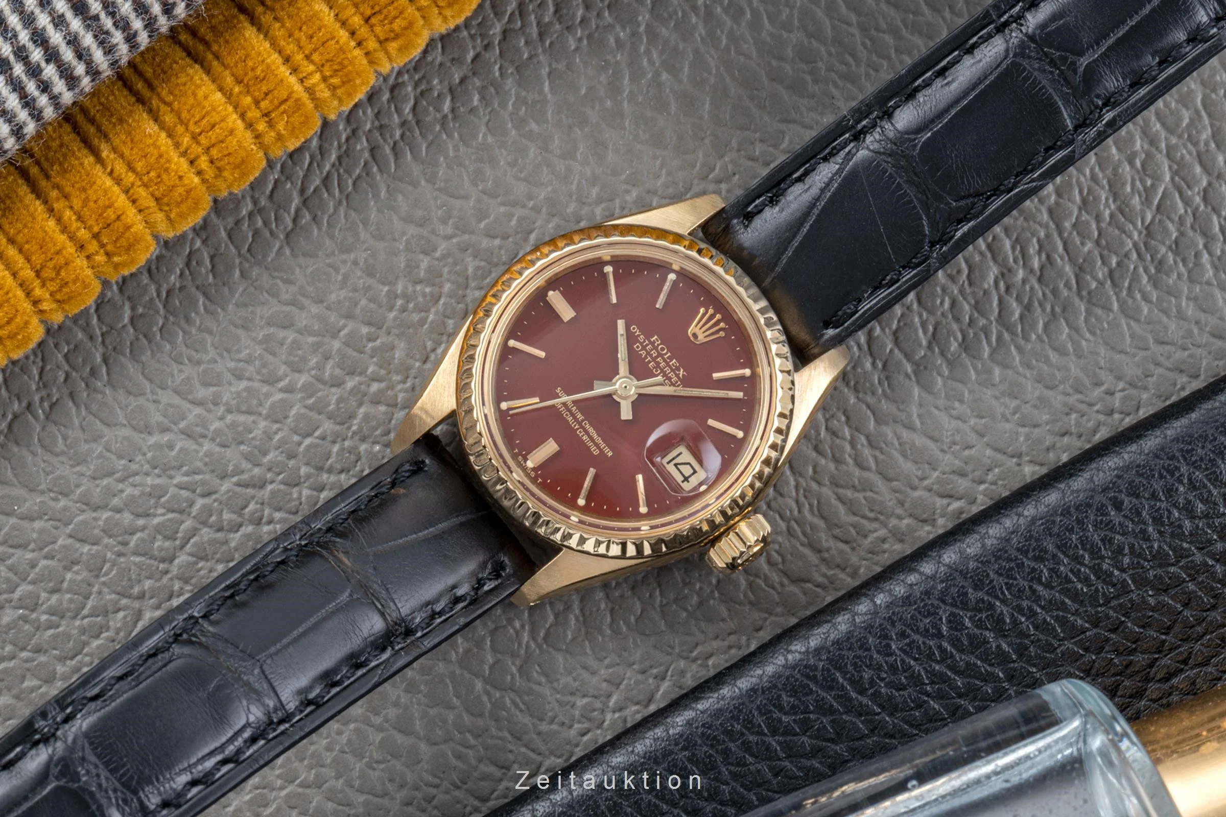 Rolex Lady Datejust 18 ct gold automatic women's watch 6917  [2204487] - Image 3