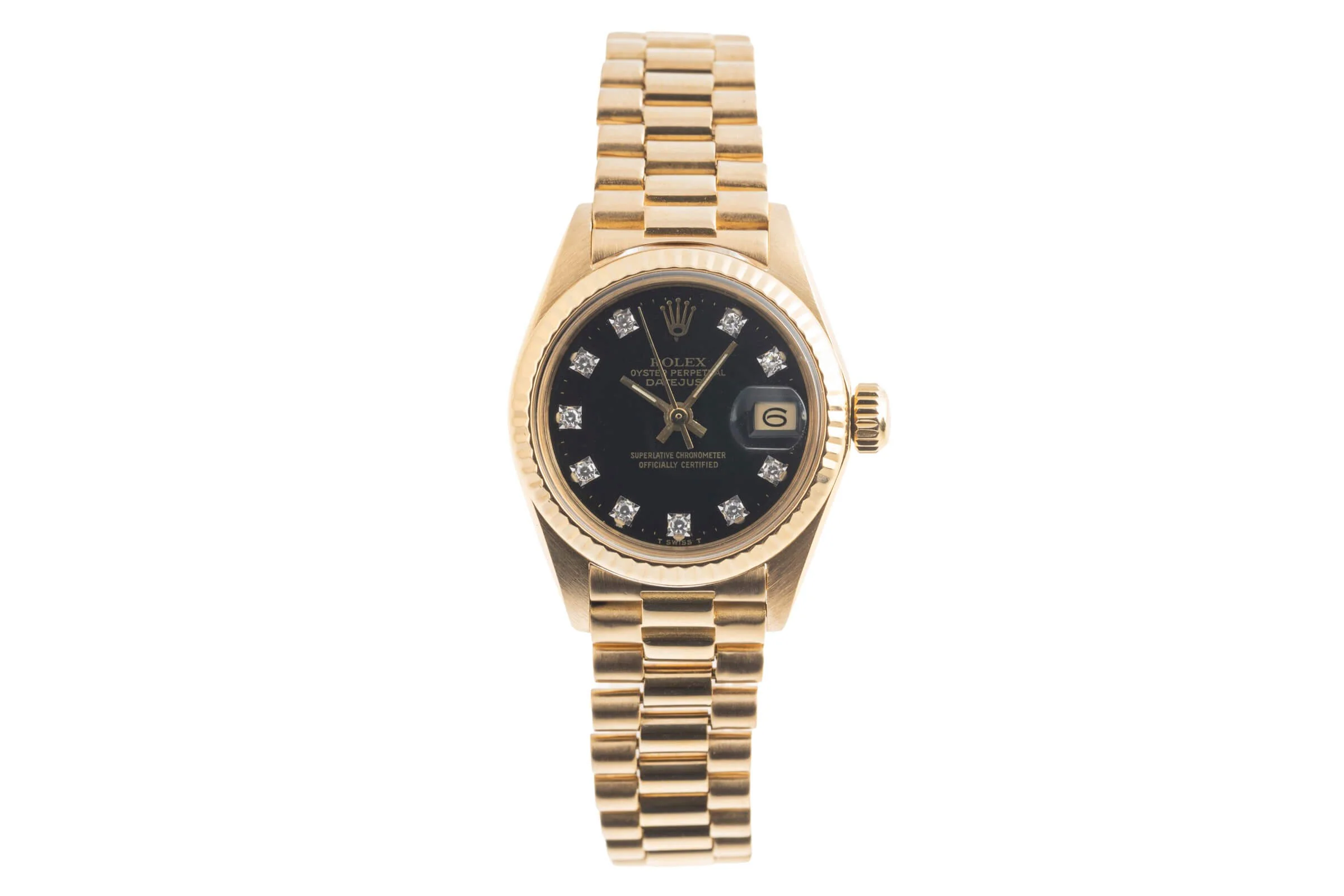 Rolex Lady Datejust 18 ct gold automatic women's watch 6917 Vintage  [2500938] - Image 5