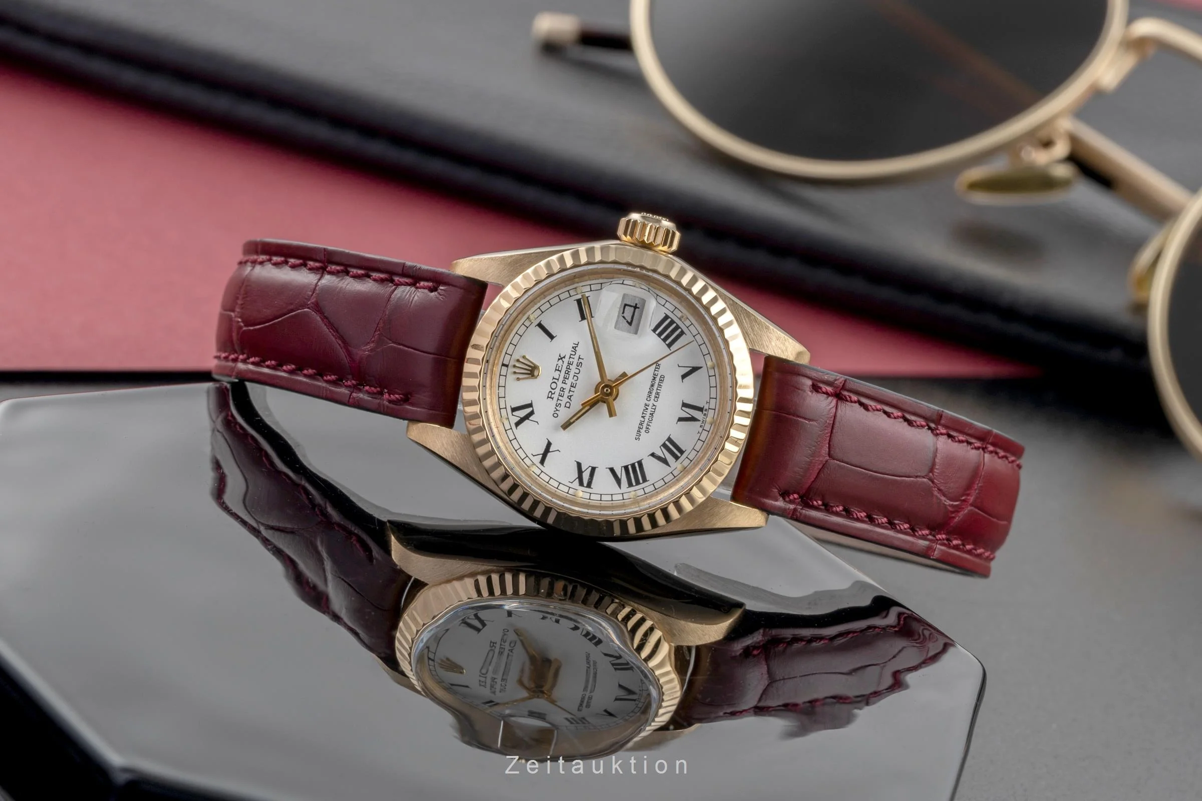 Rolex Lady Datejust 18 ct gold automatic women's watch 6917 Vintage  [2503521] - Image 3
