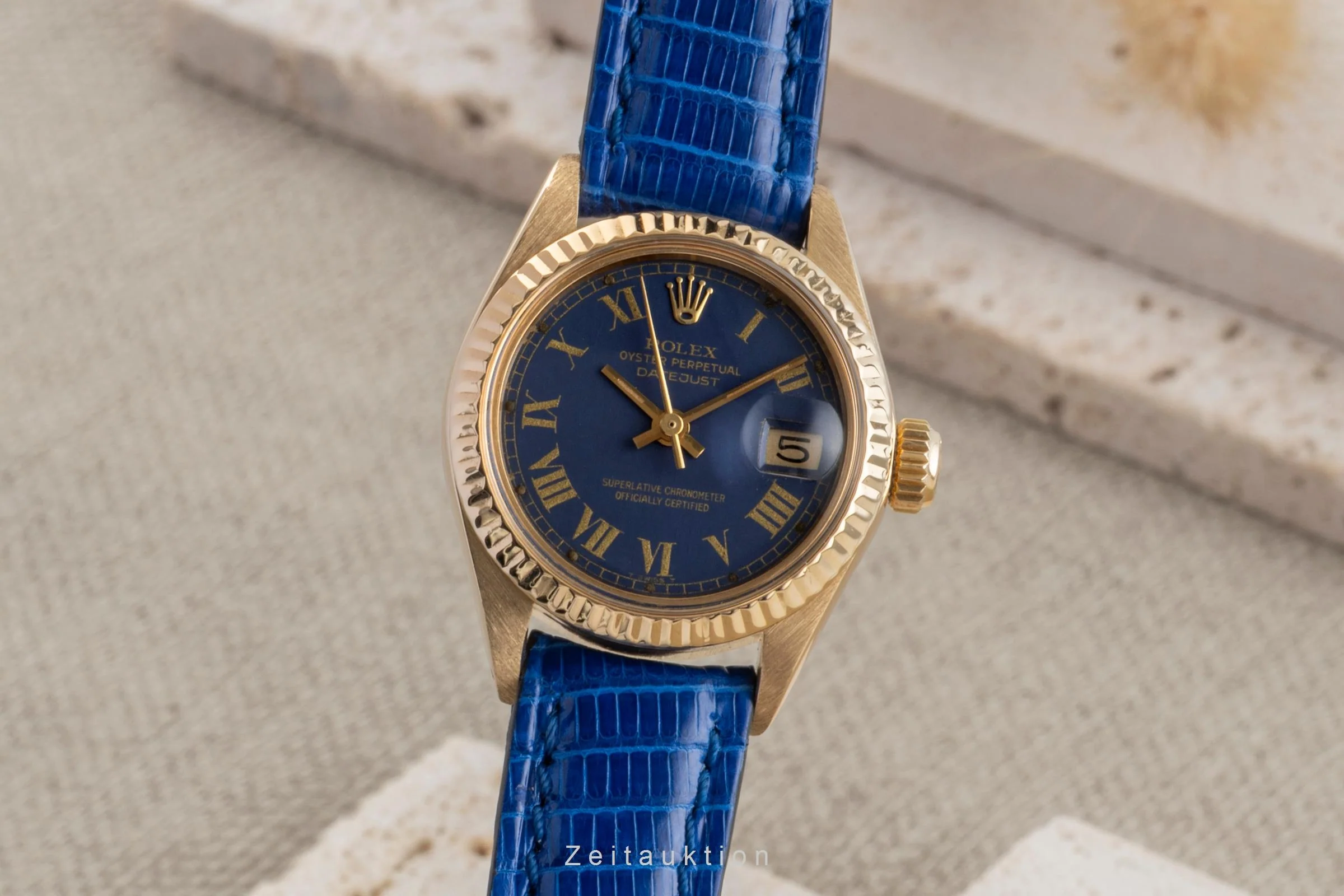 Rolex Lady Datejust 18 ct gold automatic women's watch 6917 Vintage  [2505925] - Image 2