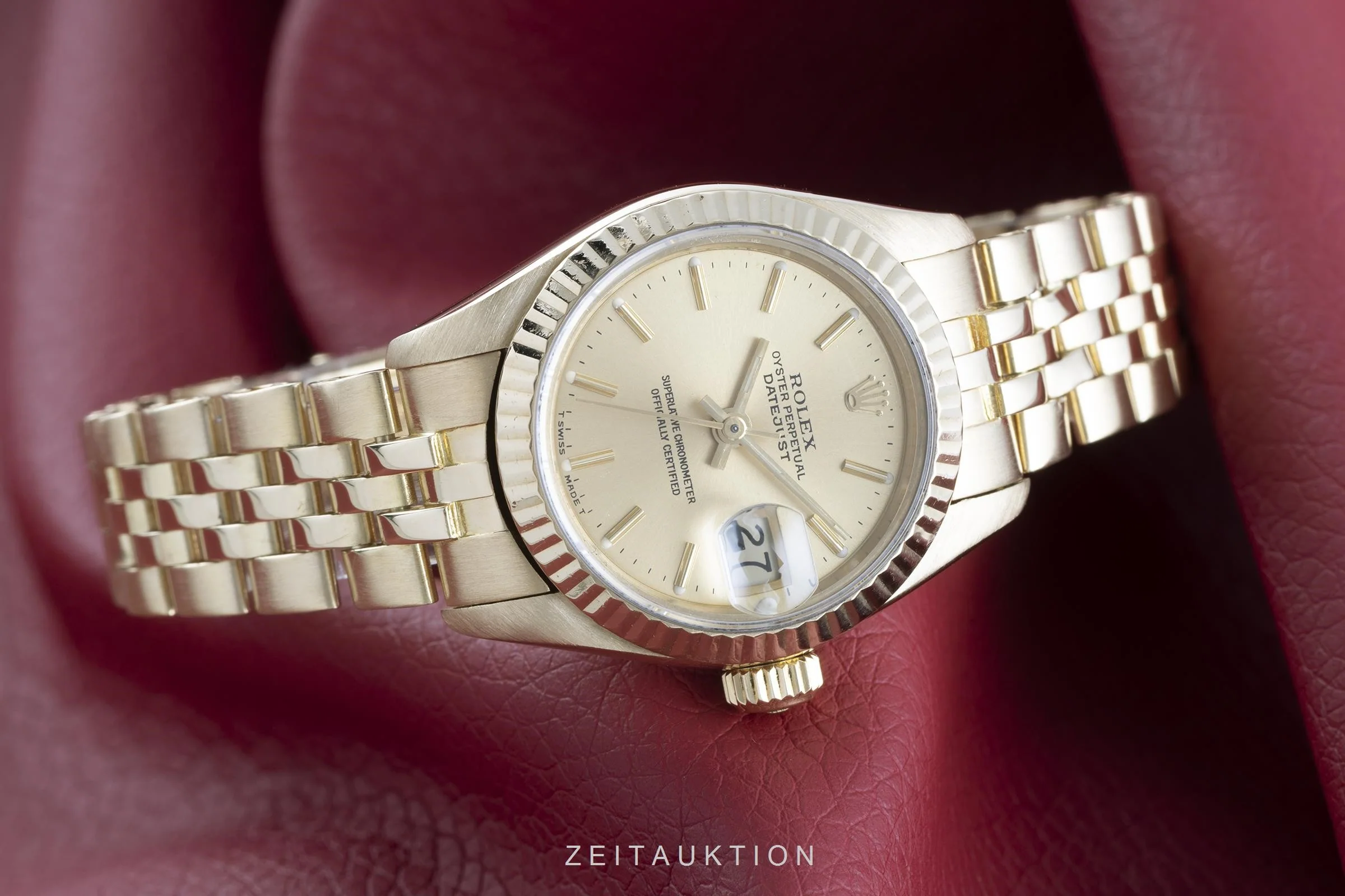 Rolex Lady Datejust 18 ct gold automatic women's watch 69178  [2104680] - Image 2