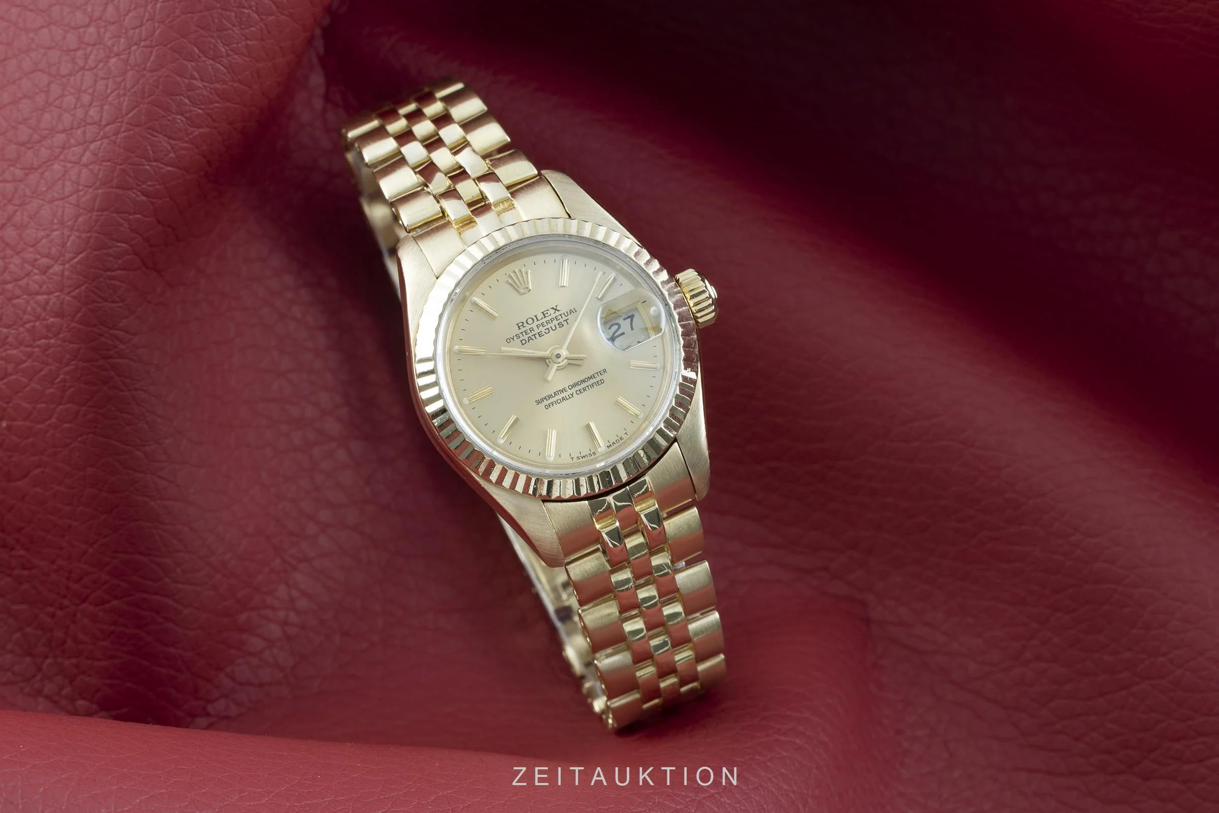Rolex Lady Datejust 18 ct gold automatic women's watch 69178  [2104680] - Image 3