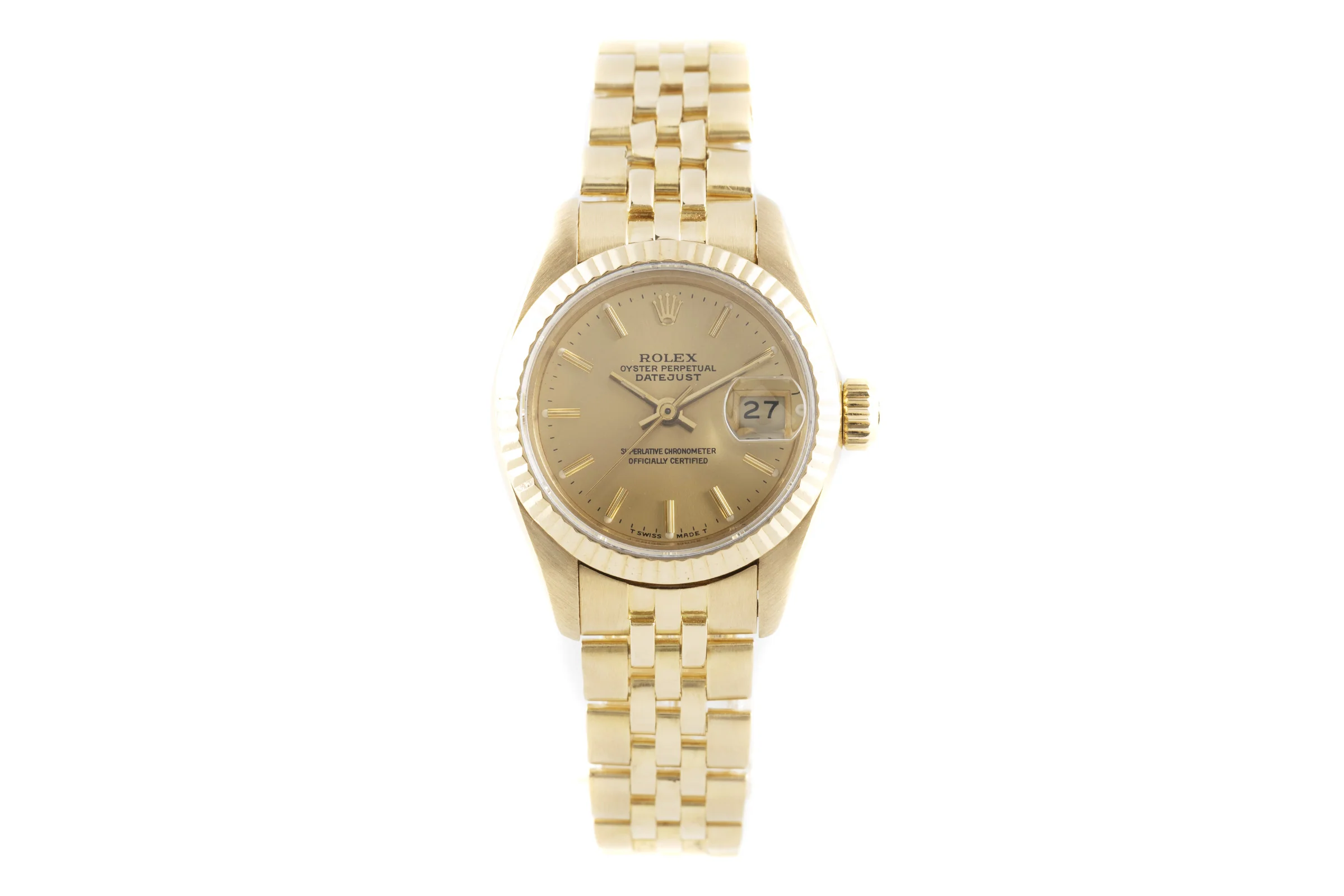 Rolex Lady Datejust 18 ct gold automatic women's watch 69178  [2104680] - Image 4