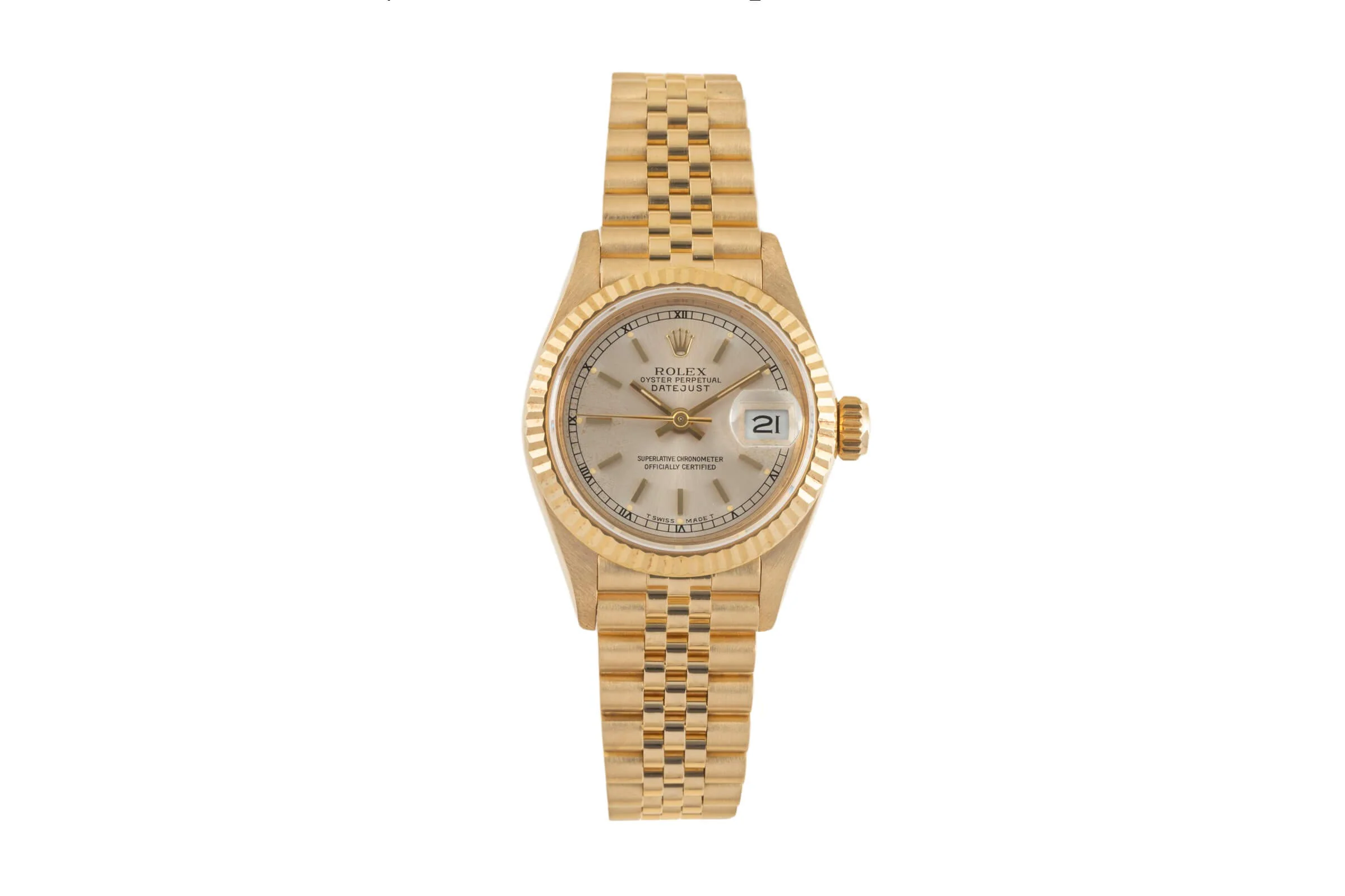 Rolex Lady Datejust 18 ct gold automatic women's watch 69178  [2401857] - Image 4